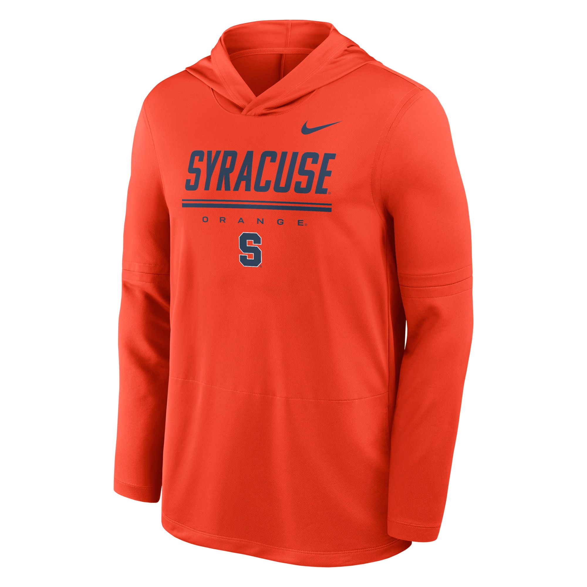 Nike Men's Syracuse Orange Orange Dri-FIT Lightweight Hoodie