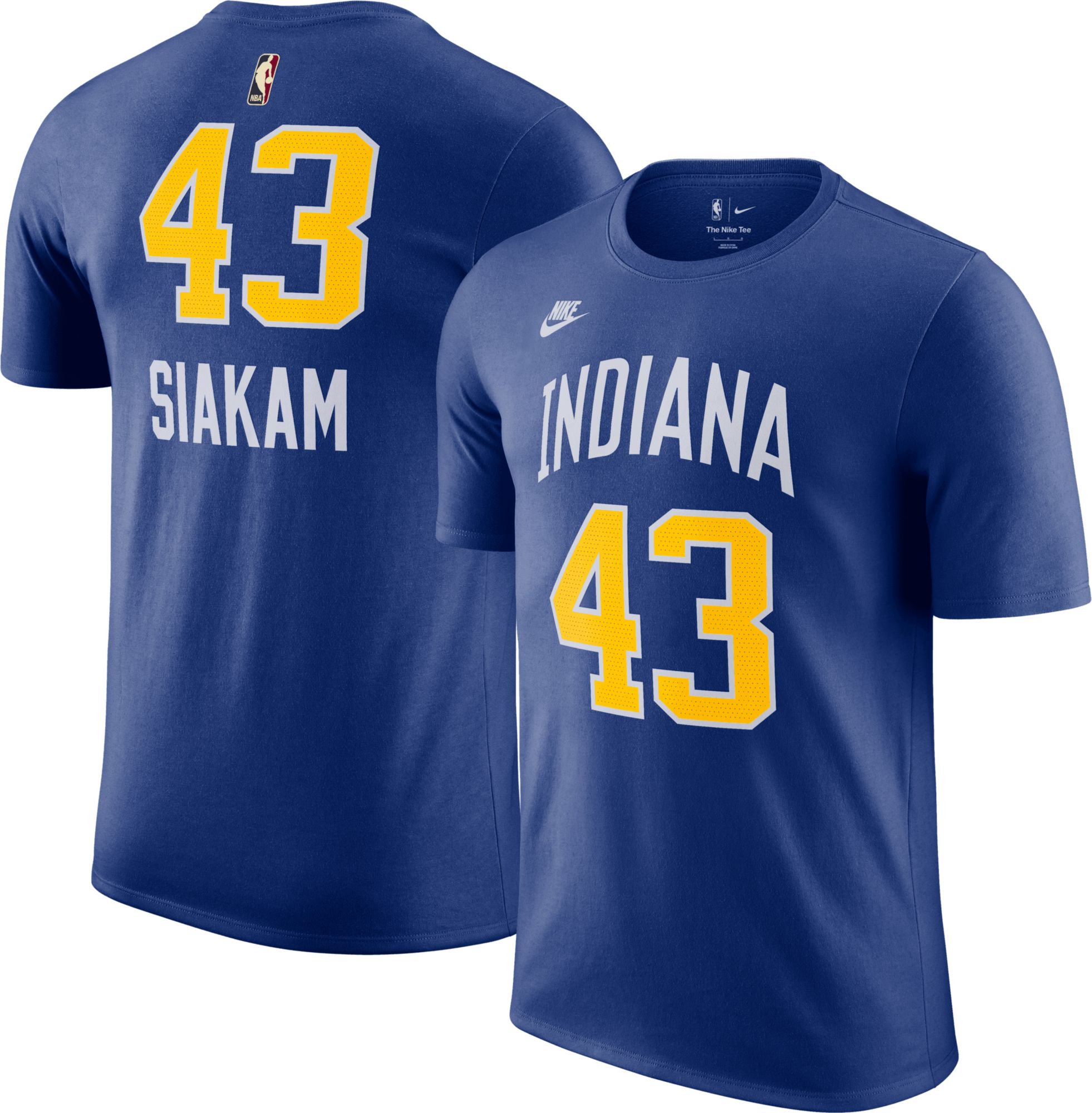 Nike Adult Indiana Pacers Pascal Siakam 2026-27 Hardwood Classics T-Shirt