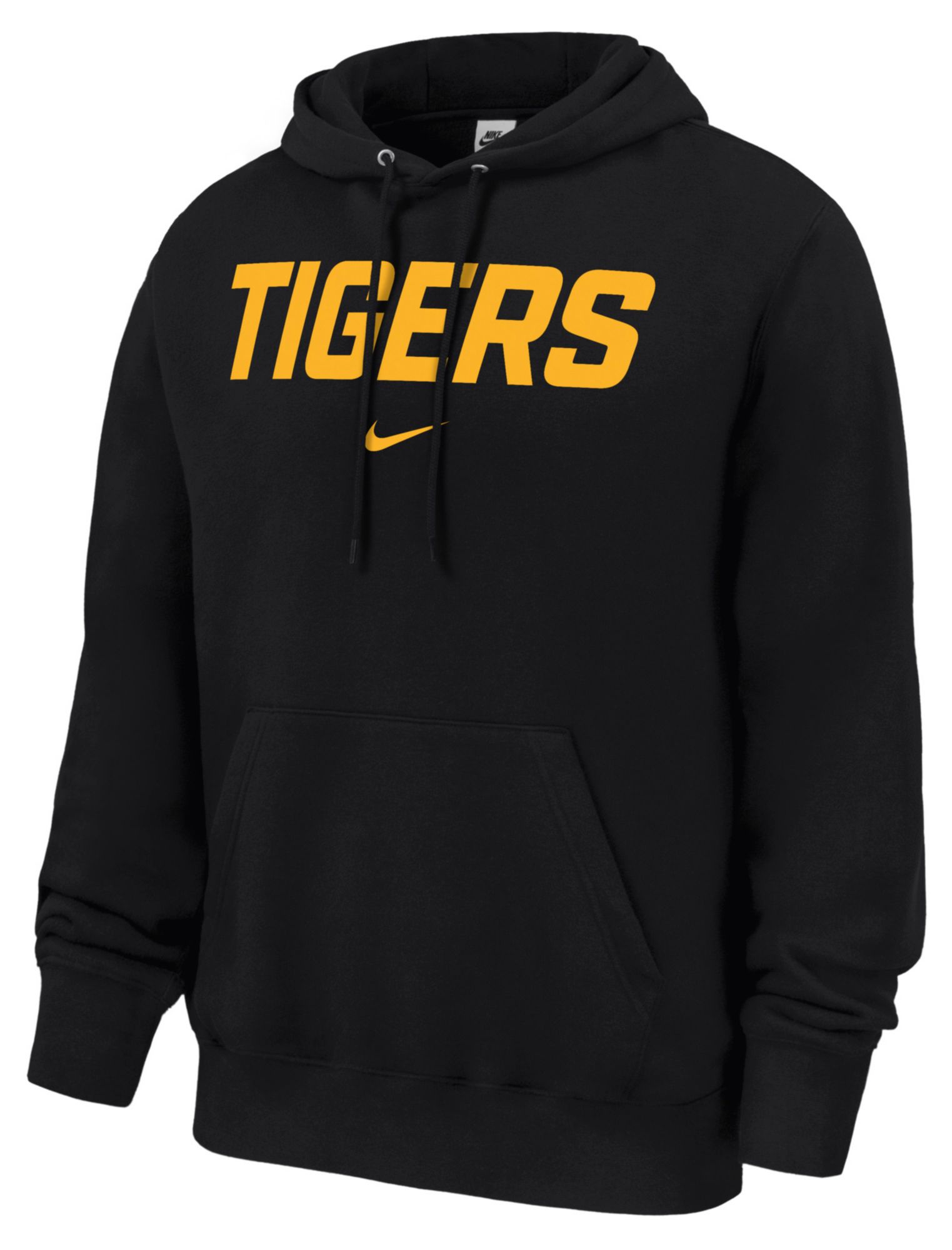 Nike Men's Colorado College Tigers Black Wordmark Club Hoodie