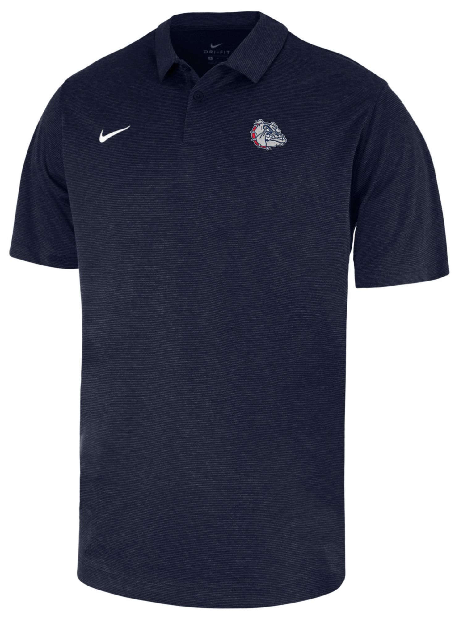 Nike Men's Gonzaga Bulldogs Navy Heathered Sideline Polo