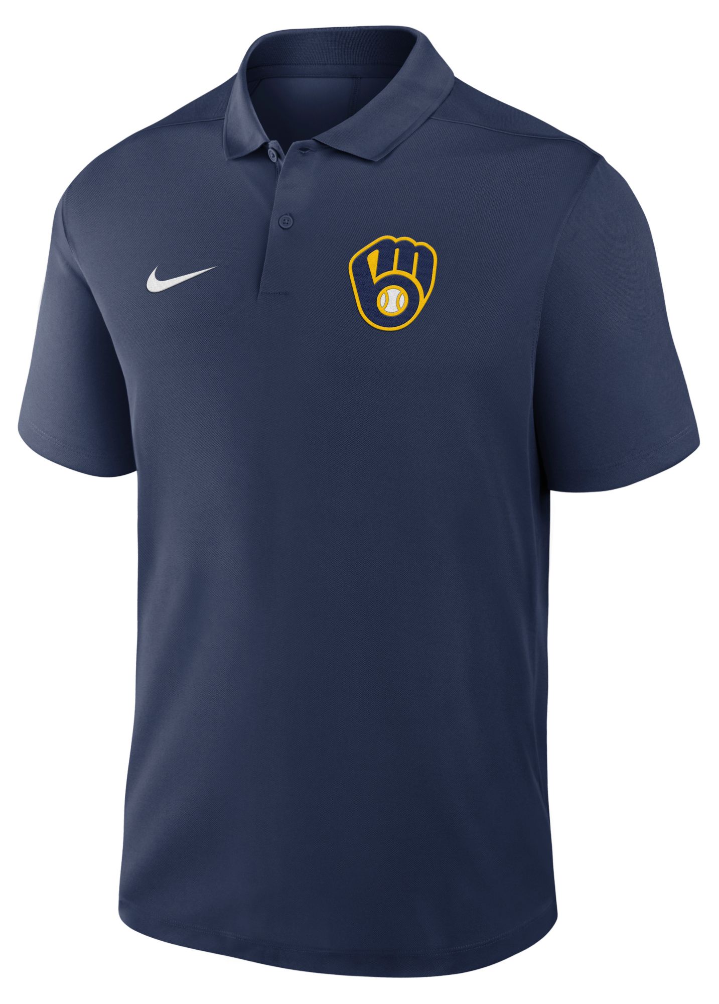 Nike Men's Milwaukee Brewers Navy Victory Polo