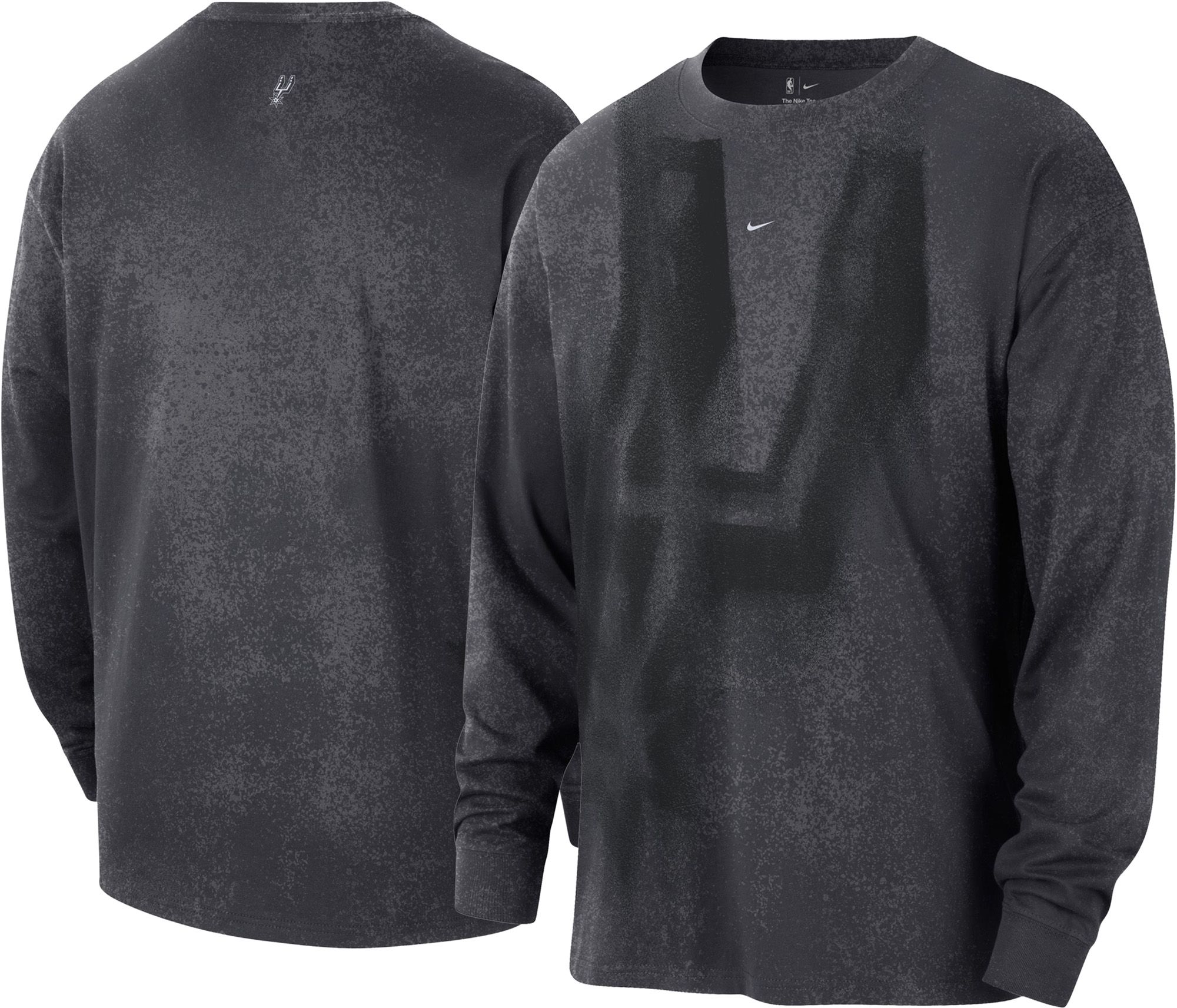 Nike Adult San Antonio Spurs Worn With Obsession Essential Game Theater Anthem Long Sleeve Shirt