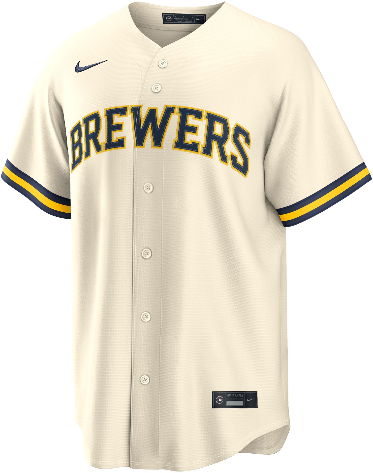 Nike Men's Milwaukee Brewers Quarter Zip Hoodie