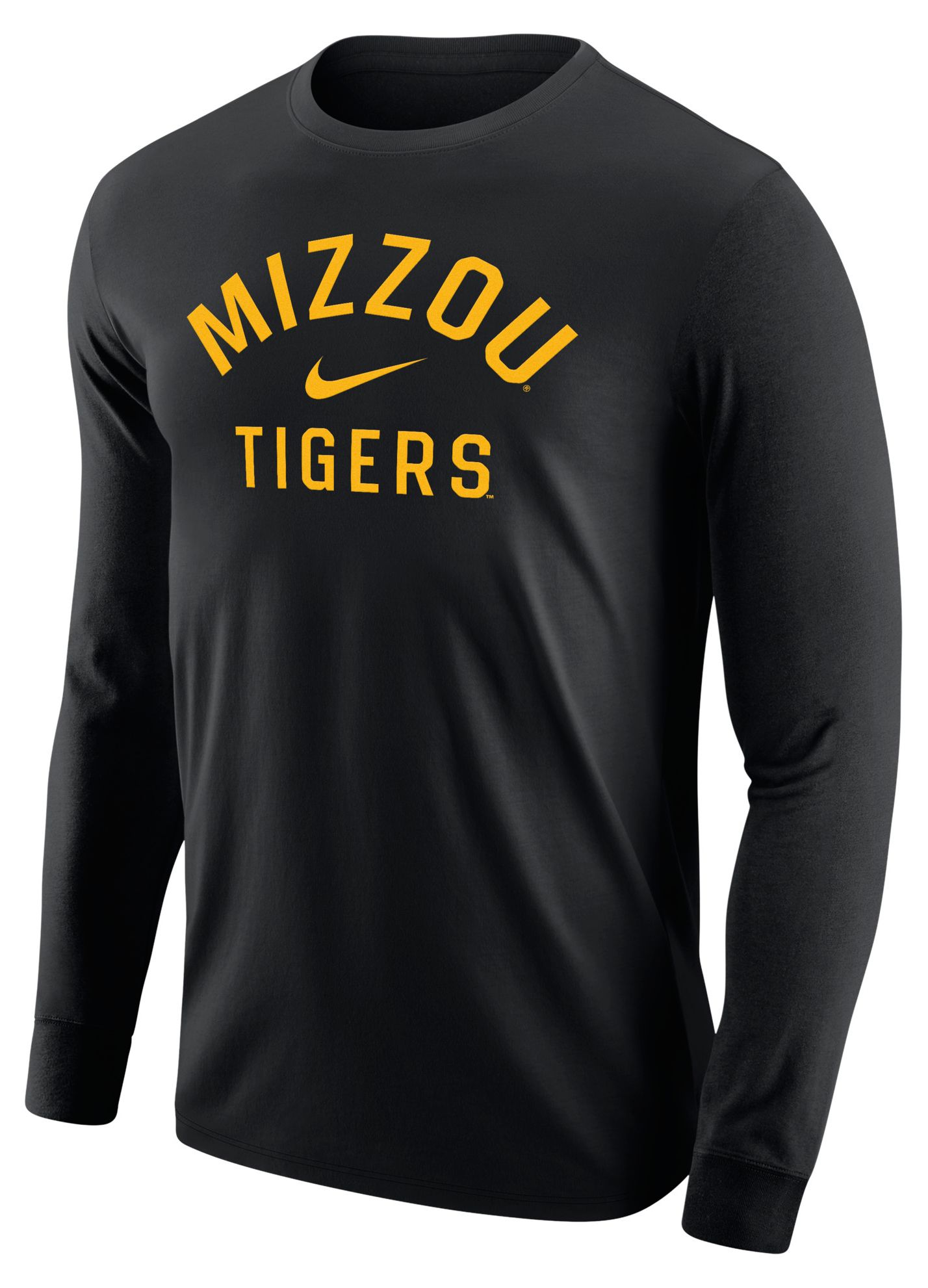 Nike Men's Missouri Tigers Black Long Sleeve Shirt