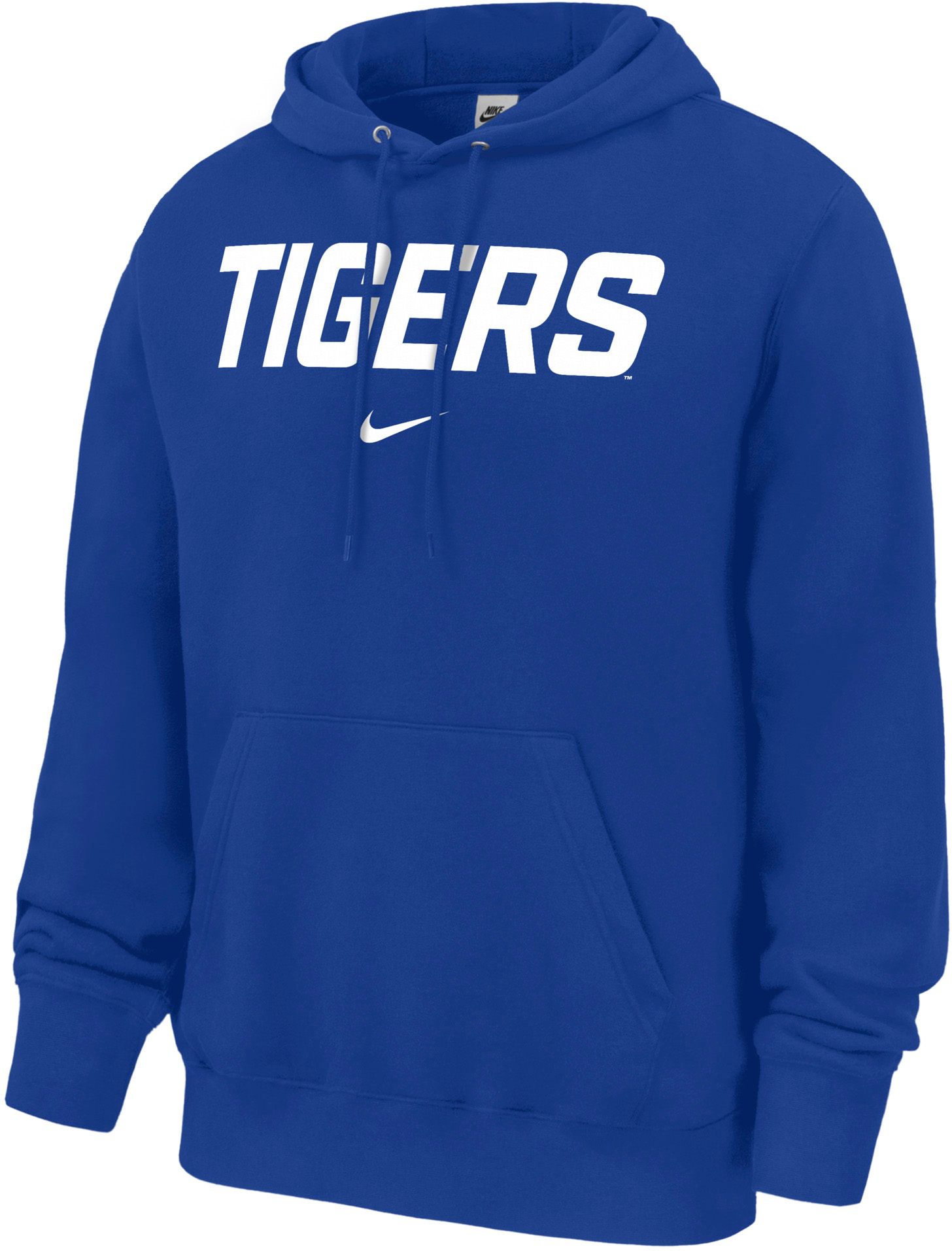 Nike Men's Memphis Tigers Royal Club Fleece Hoodie - Blue