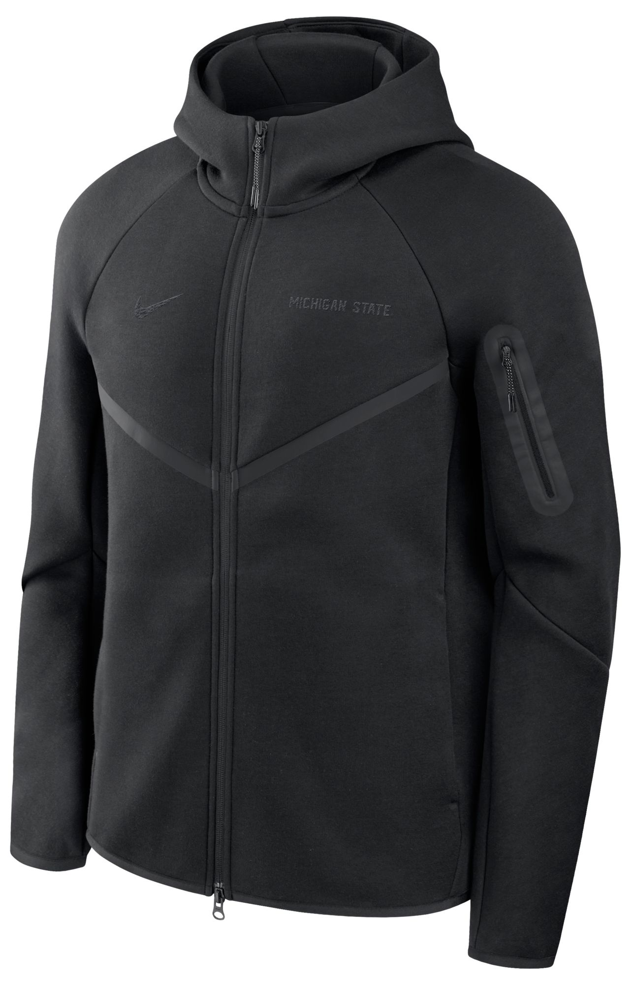 Nike Men's Michigan State Spartans Tech Fleece Full-Zip Hoodie
