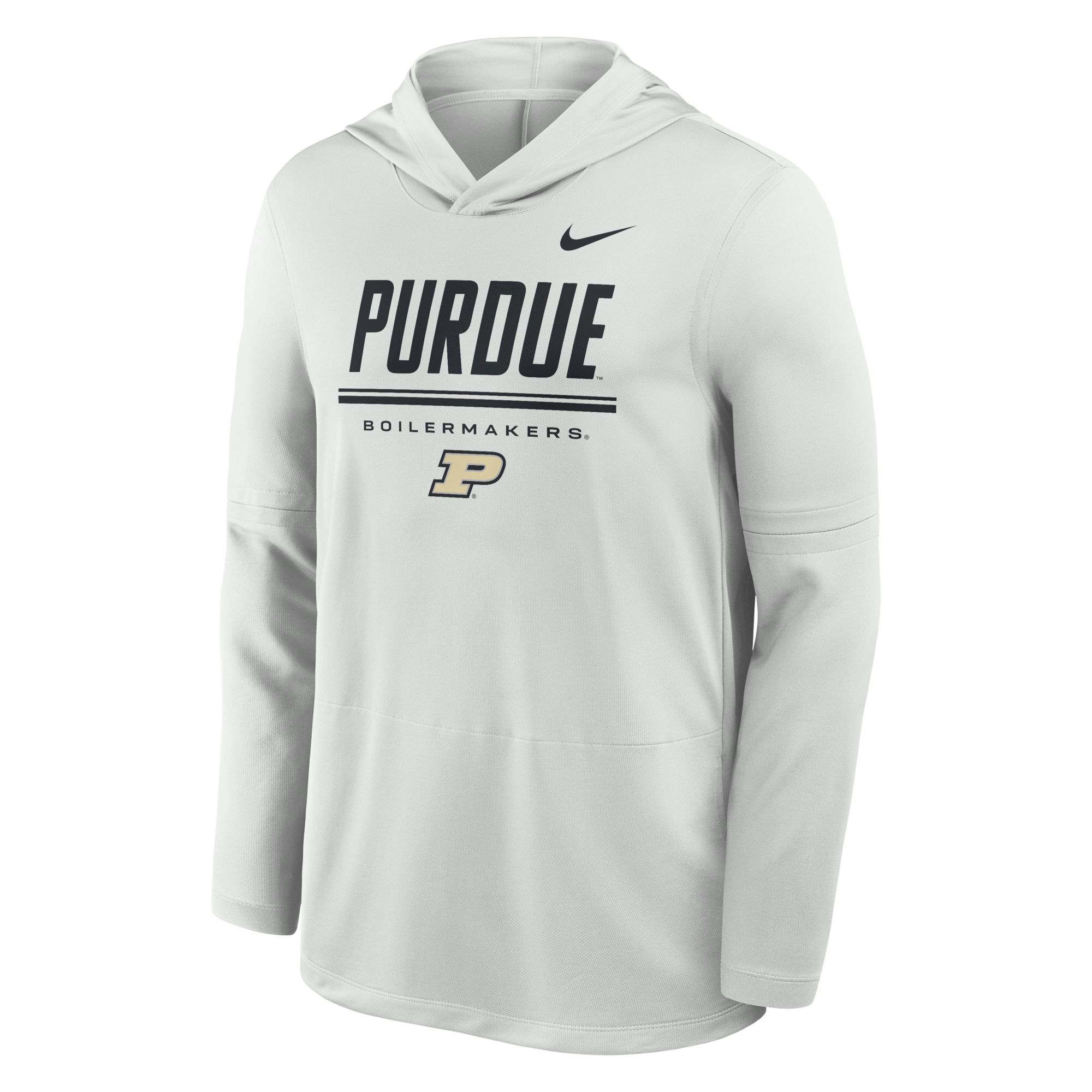 Nike Men's Purdue Boilermakers Photon Dust Dri-FIT Lightweight Hoodie