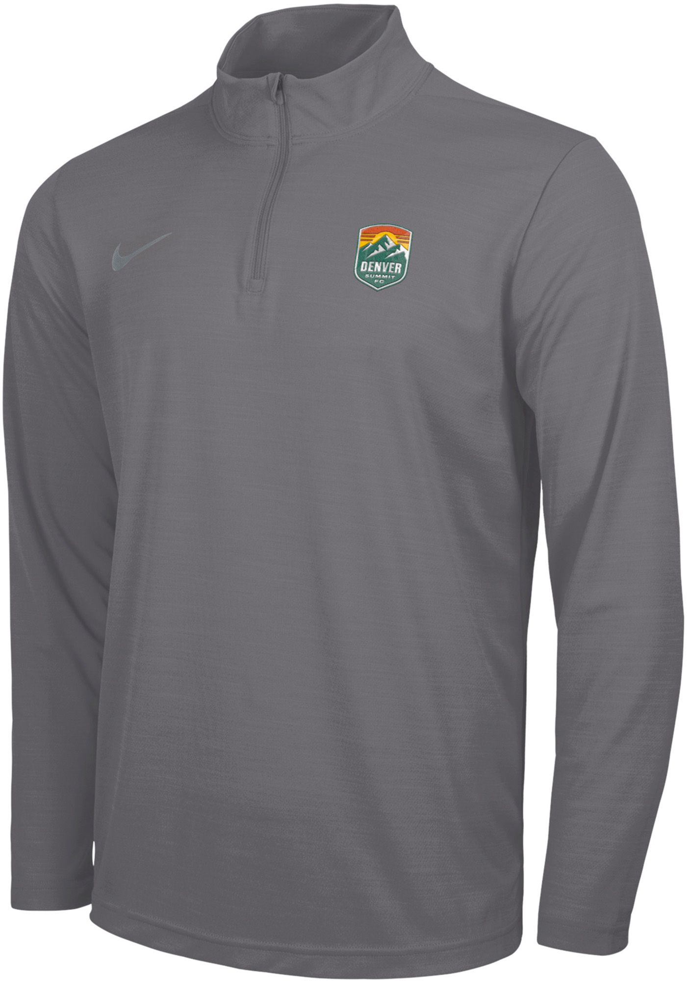 Nike Adult Denver Summit FC Gray 1/4-Zip Jacket, Men's