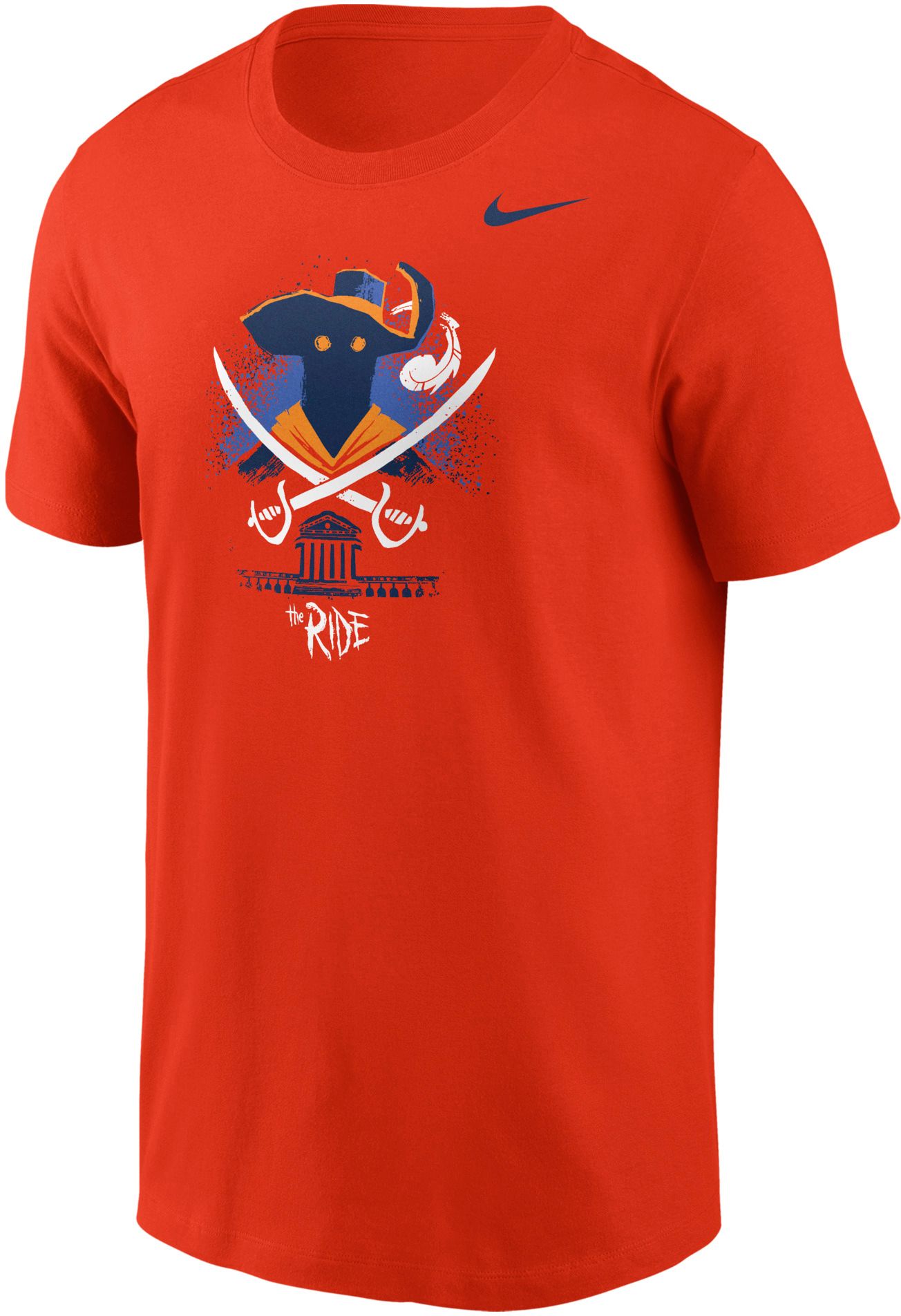 Nike Men's Virginia Cavaliers Team Orange UVA The Ride T-Shirt