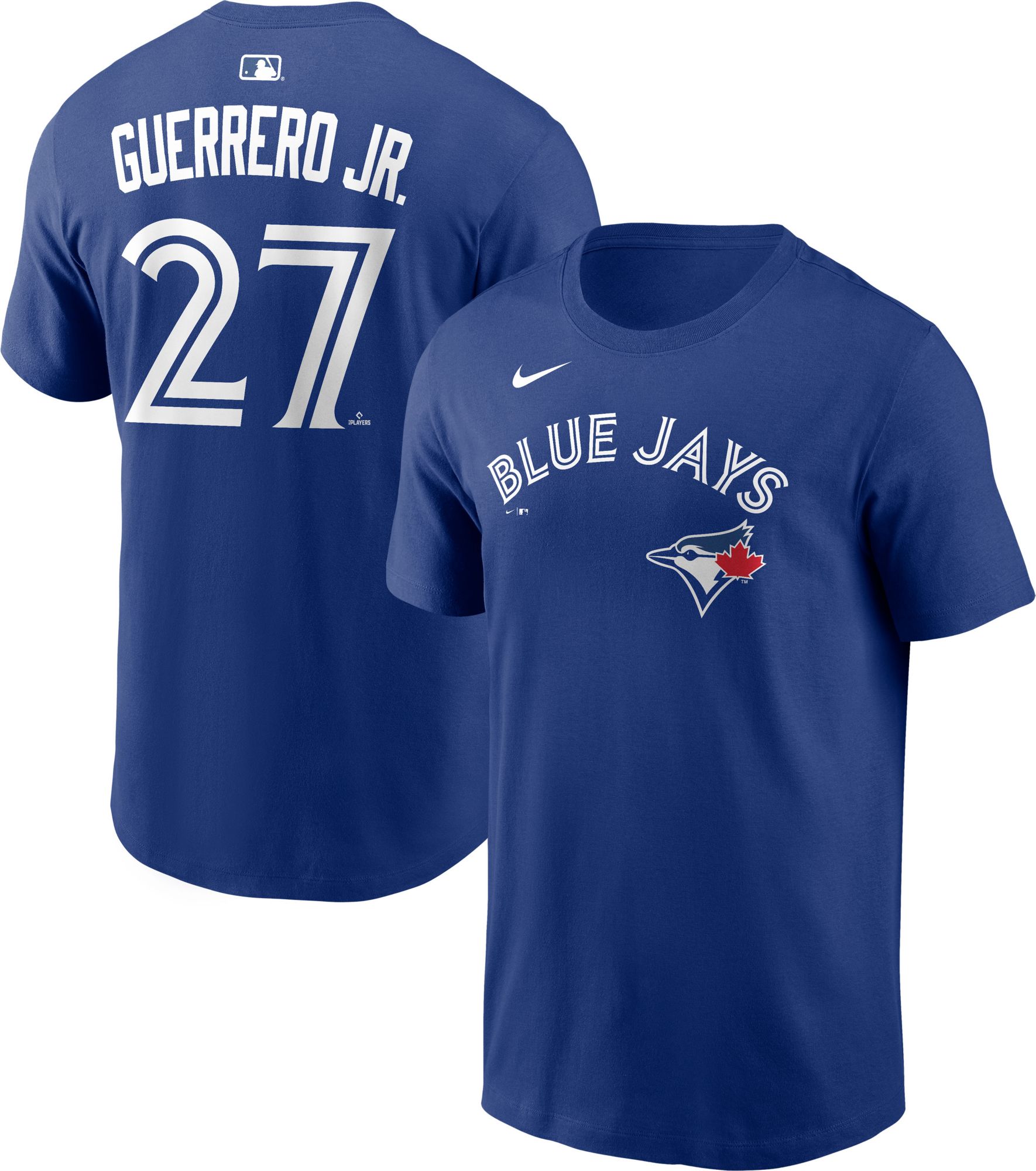 Nike Men's Toronto Blue Jays Blue Vladimir Guerrero Jr. #27 Home T-Shirt