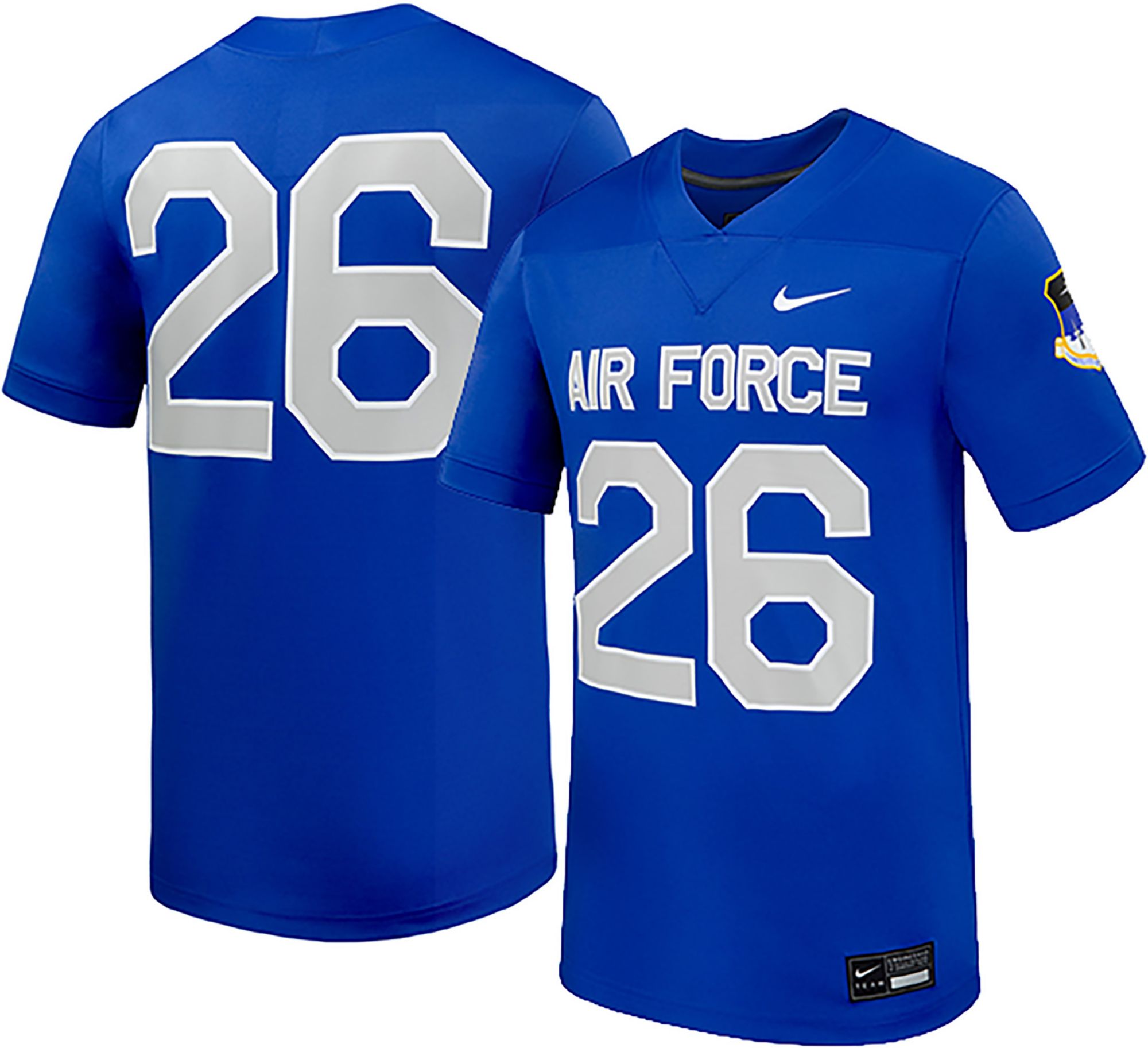 Nike Men's Air Force Falcons Royal Home Replica Football Jersey