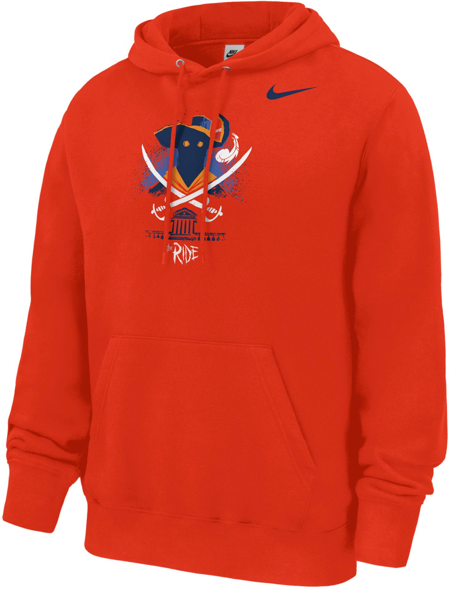 Nike Men's Virginia Cavaliers Team Orange Club Hoodie