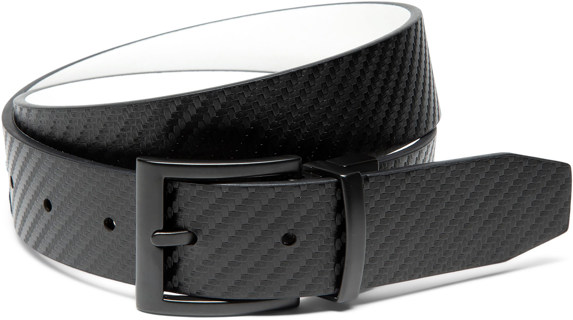 Nike Youth Carbon Fiber Texture Reversible Golf Belt