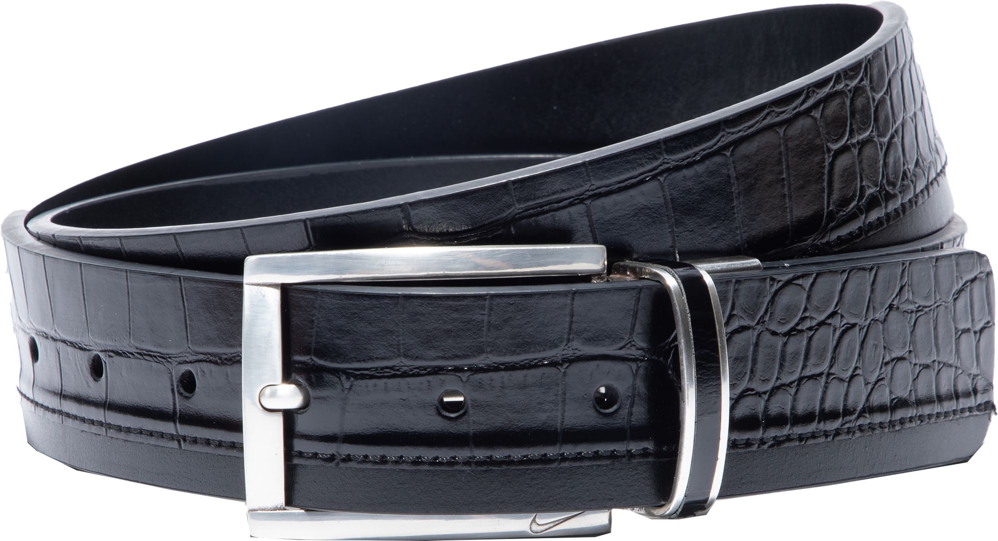 Nike Men's Croco Leather Golf Belt
