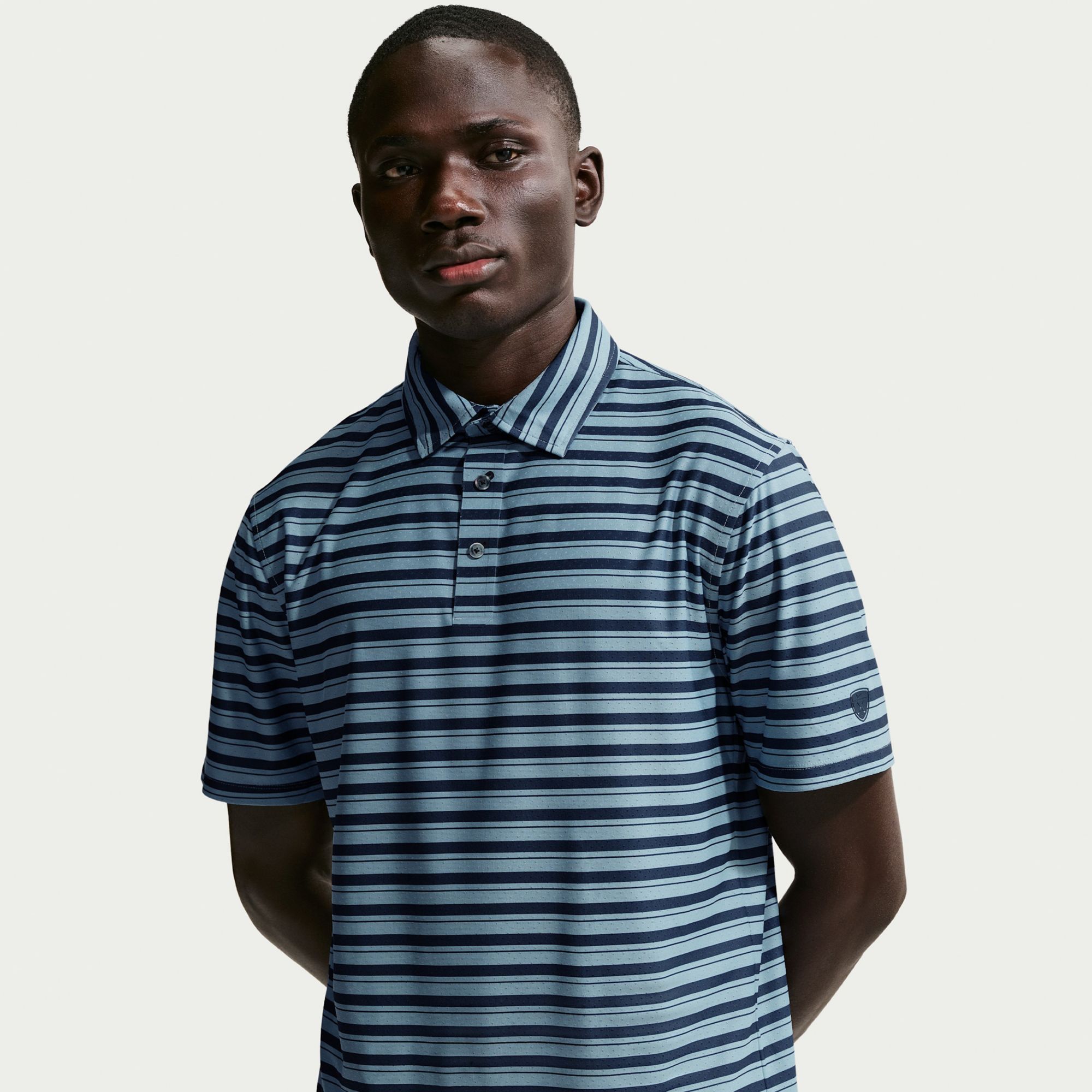 Nike Men's Tailored Performance Dri-FIT Stripe Short Sleeve Golf Polo