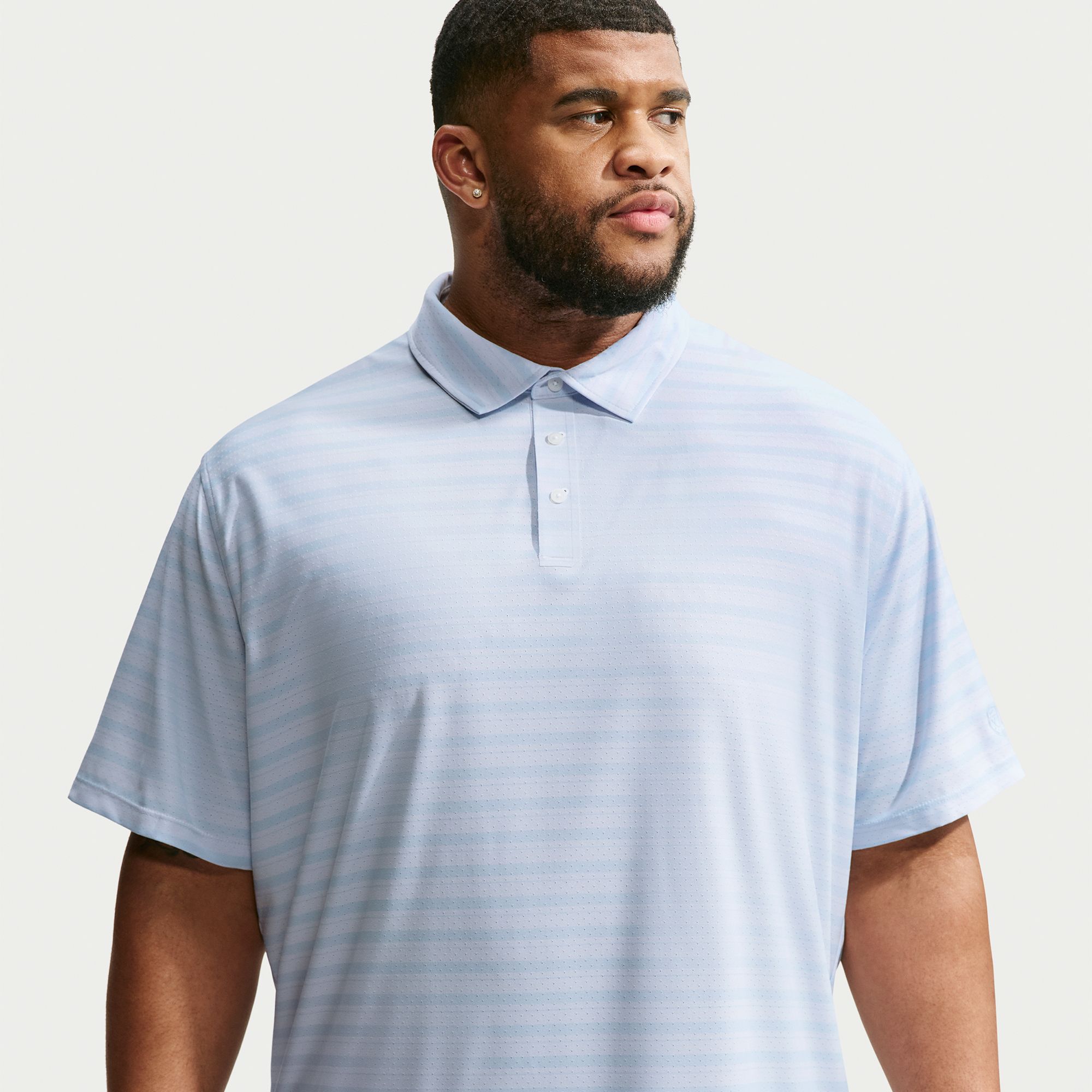 Nike Men's Tailored Performance Dri-FIT Stripe Short Sleeve Golf Polo