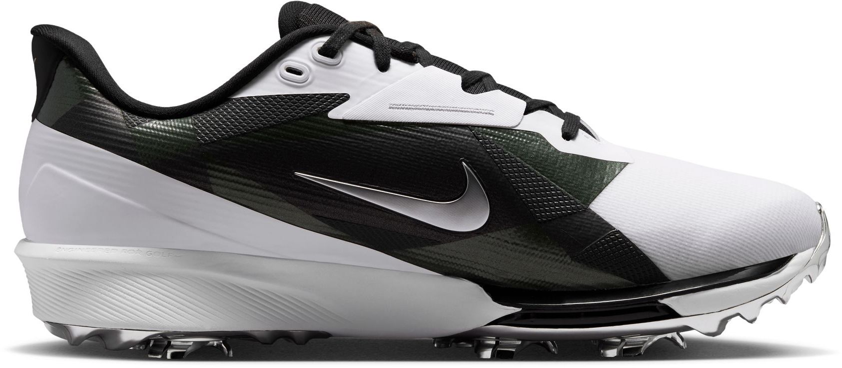 White/Black/Metallic Silver