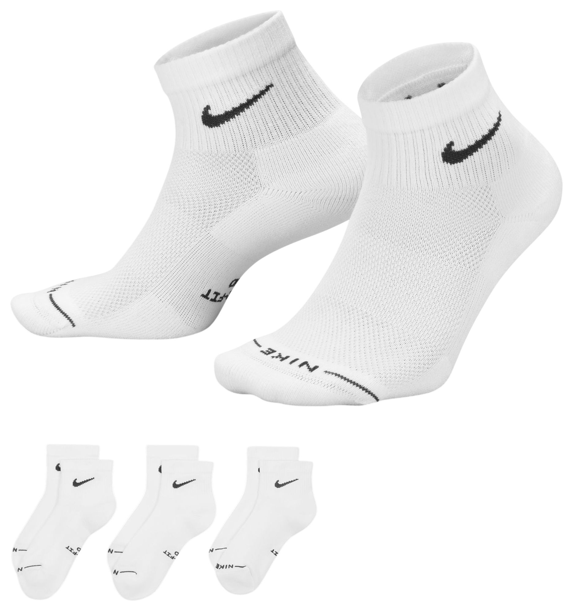 Nike Men's Everyday Elevated Ankle Golf Socks – 3 Pack