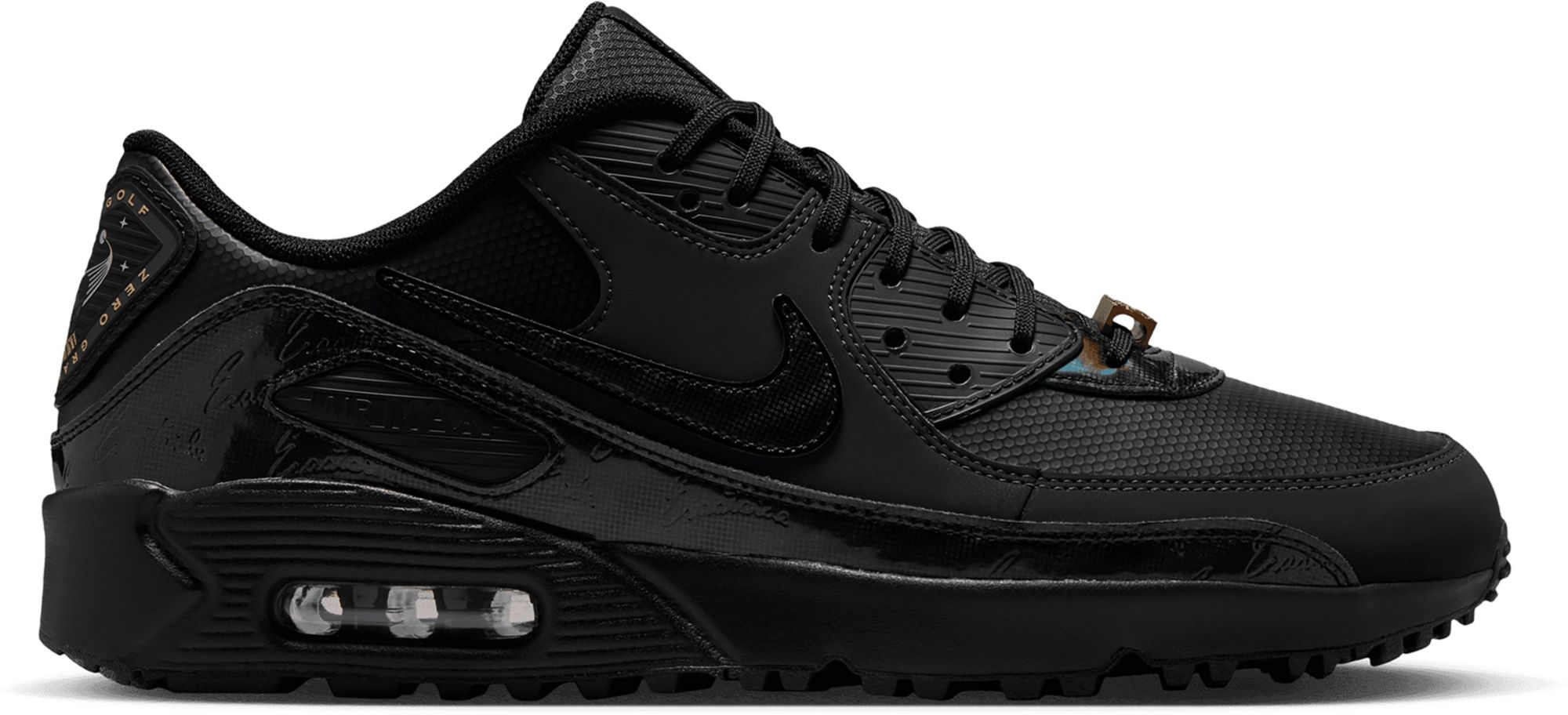 Eastside Golf x Nike Men's Air Max 90 G NRG Golf Shoes, Size 10.5, Black/Smoke Grey