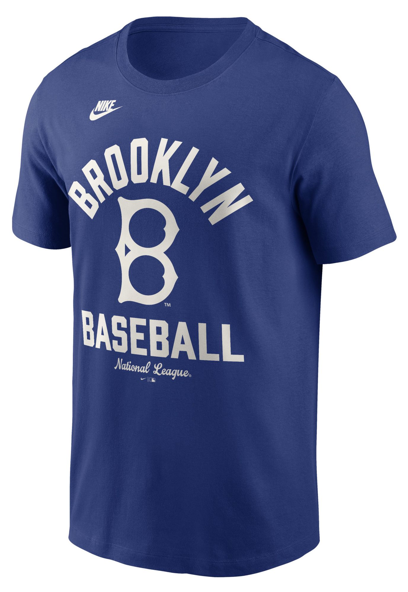 Nike Men's Los Angeles Dodgers Blue Cooperstown Arch Logo T-Shirt