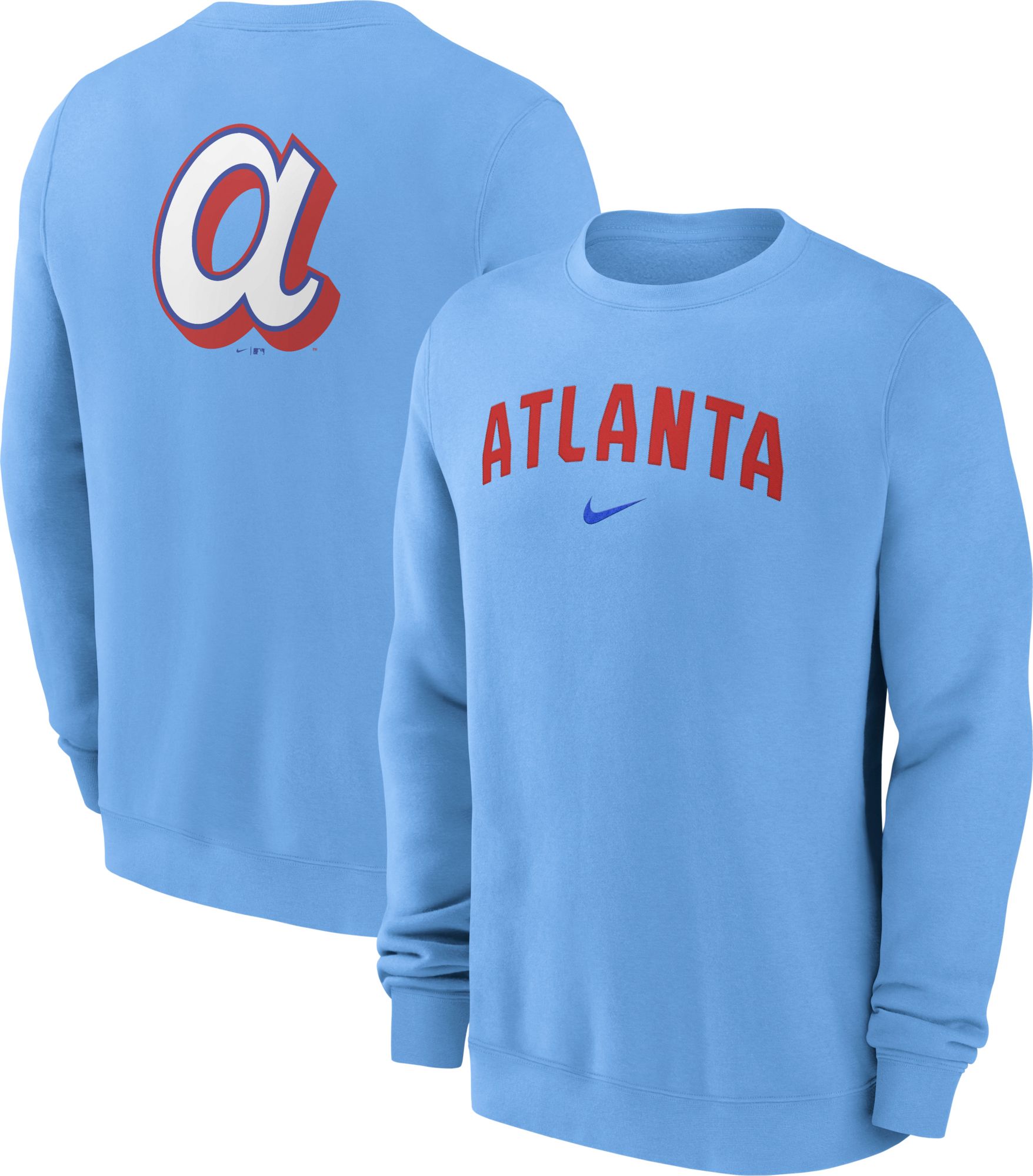 Nike Men's Atlanta Braves 2026 City Connect Blue 2 Hit T-Shirt