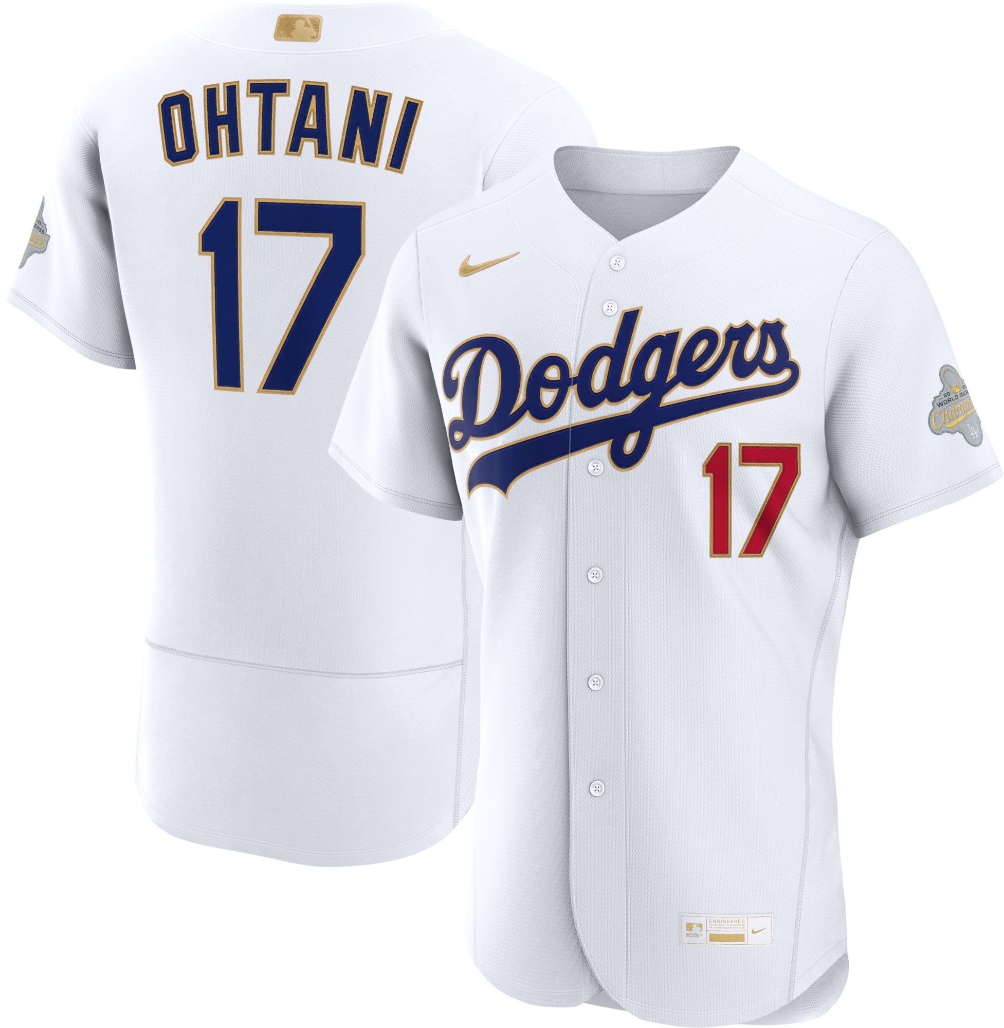 Nike Men's Los Angeles Dodgers Shohei Ohtani #17 2026 Gold Collection Jersey
