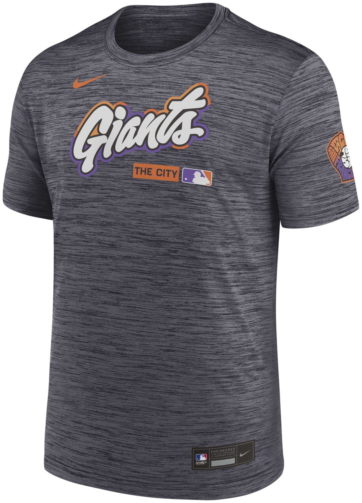 Nike Men's San Francisco Giants City Connect Authentic Velocity T-Shirt