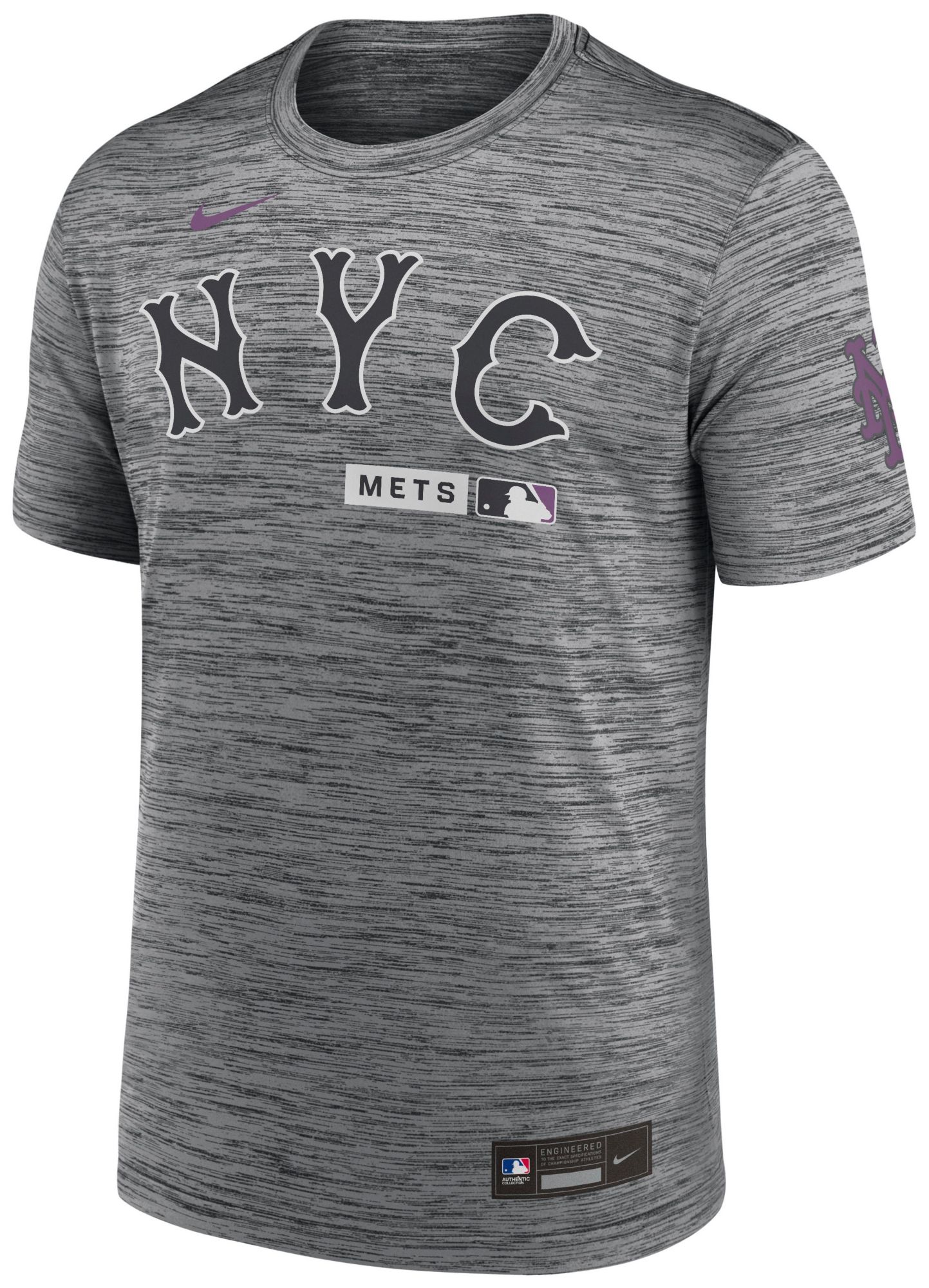 Nike Men's New York Mets City Connect Authentic Velocity T-Shirt