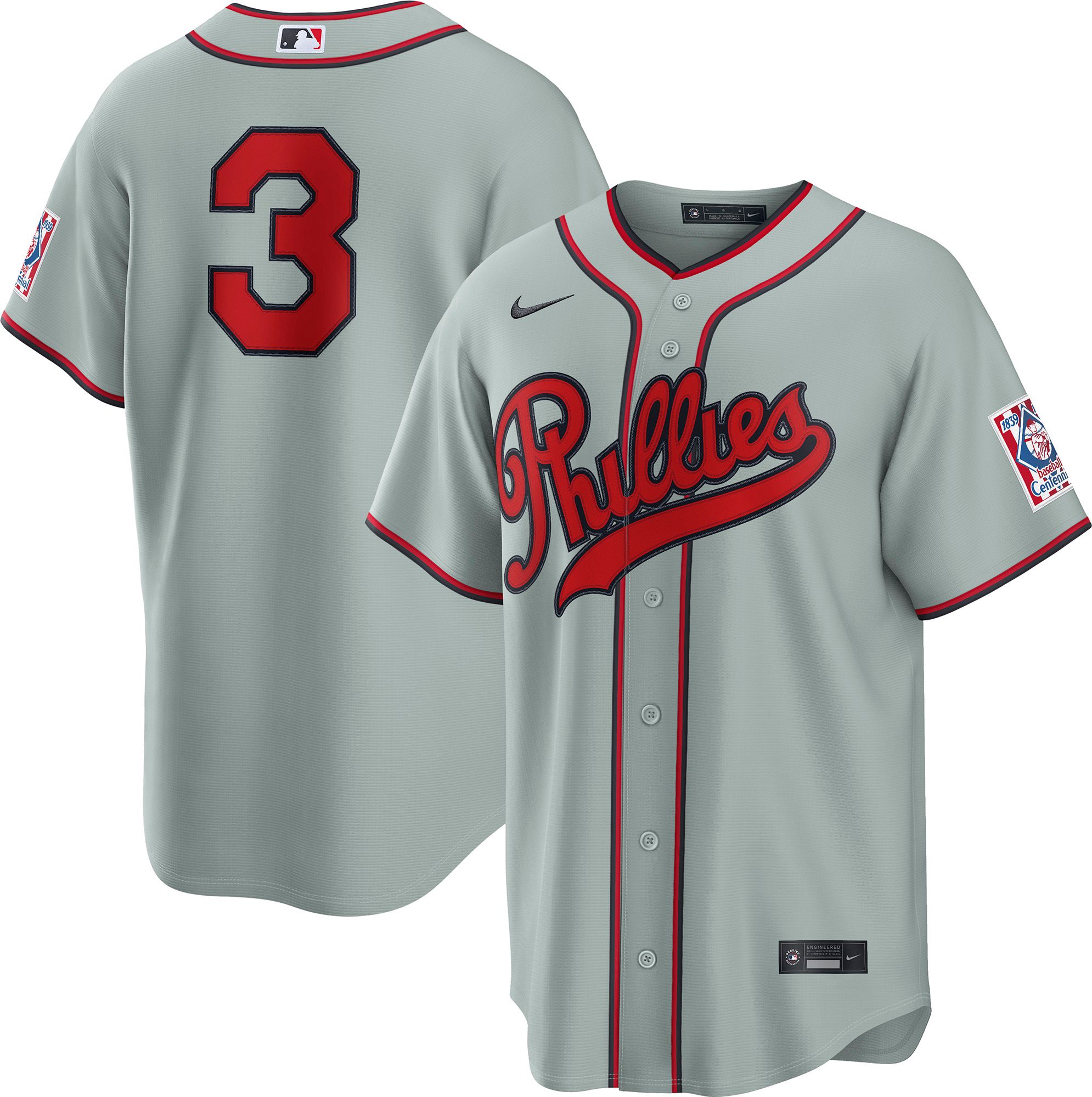Nike Men's Philadelphia Phillies Bryce Harper #3 Field of Dreams Stadium Jersey