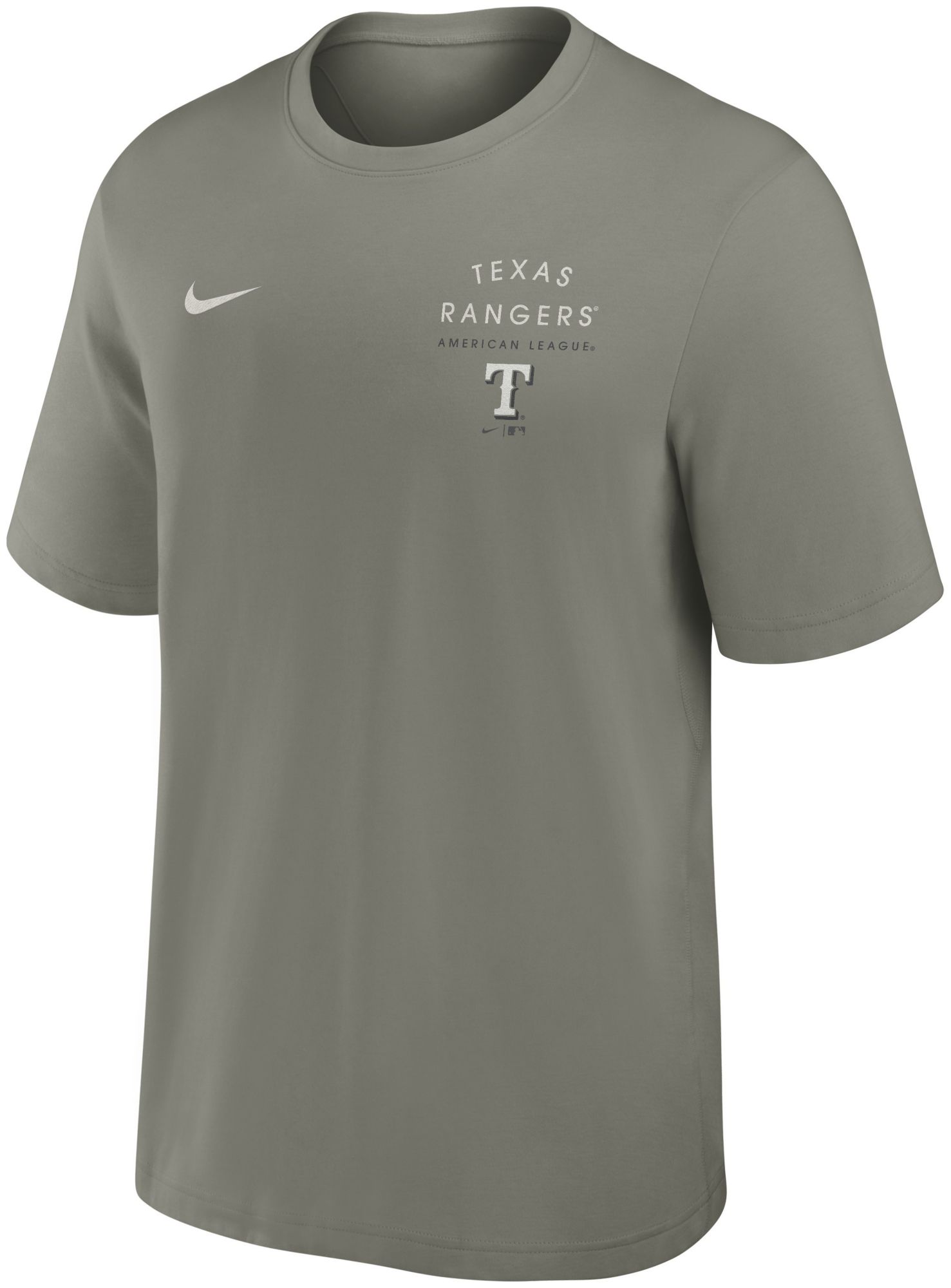Nike Men's Texas Rangers Gray Primary Statement T-Shirt