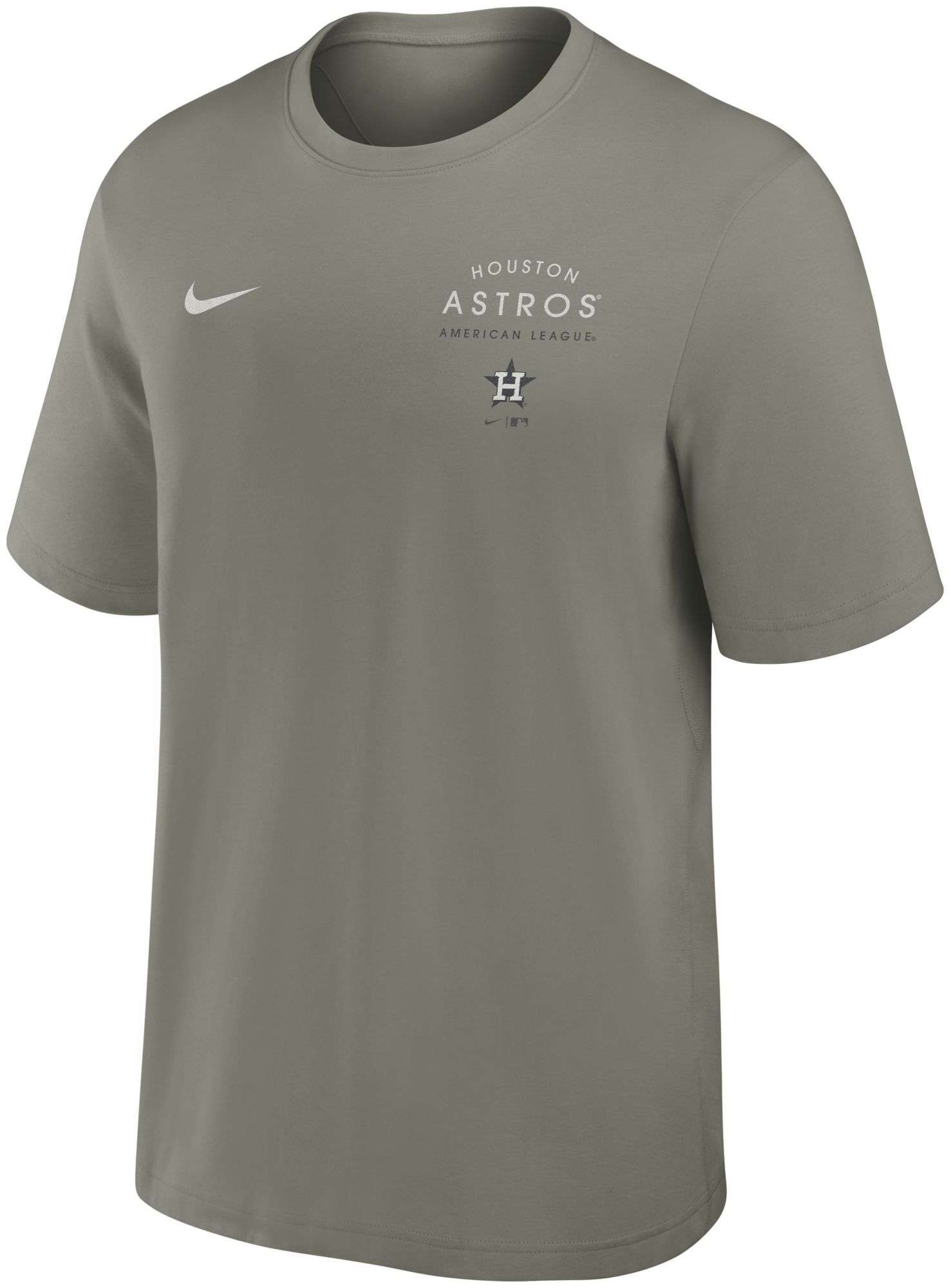 Nike Men's Houston Astros Gray Primary Statement T-Shirt