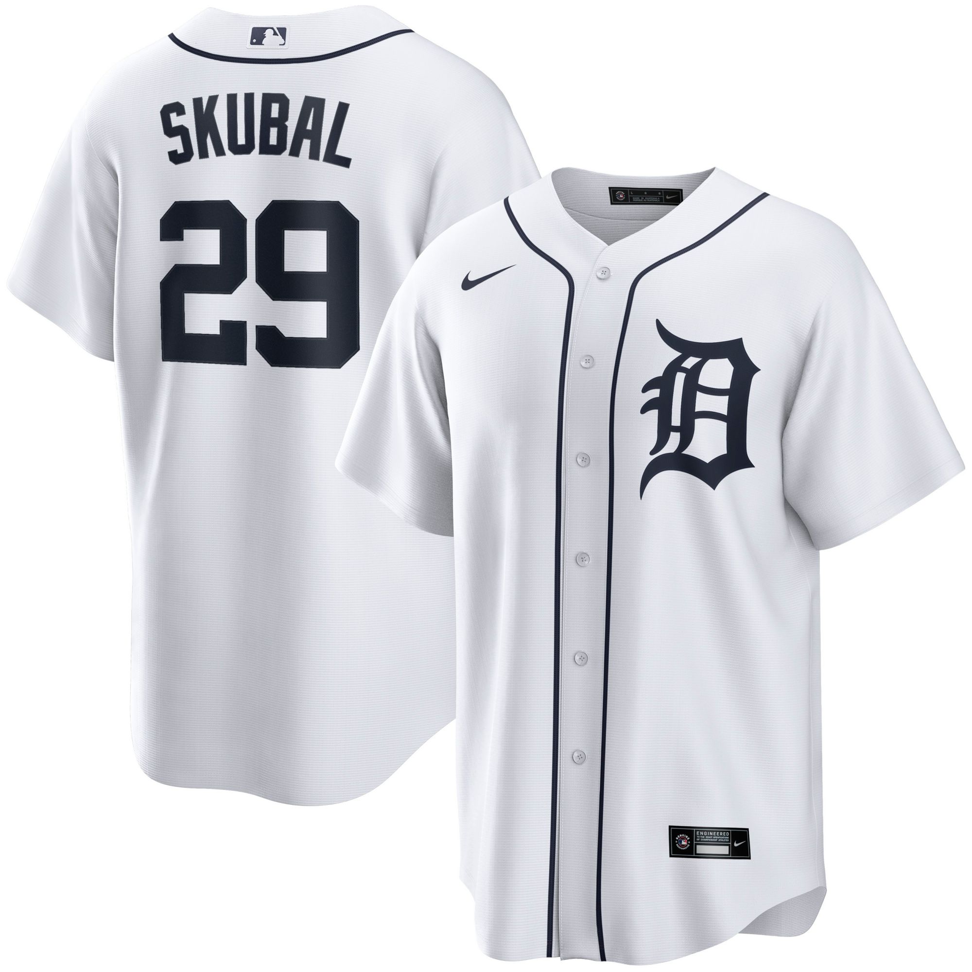 Nike Men's Detroit Tigers Tarik Skubal #29 Replica Home Jersey