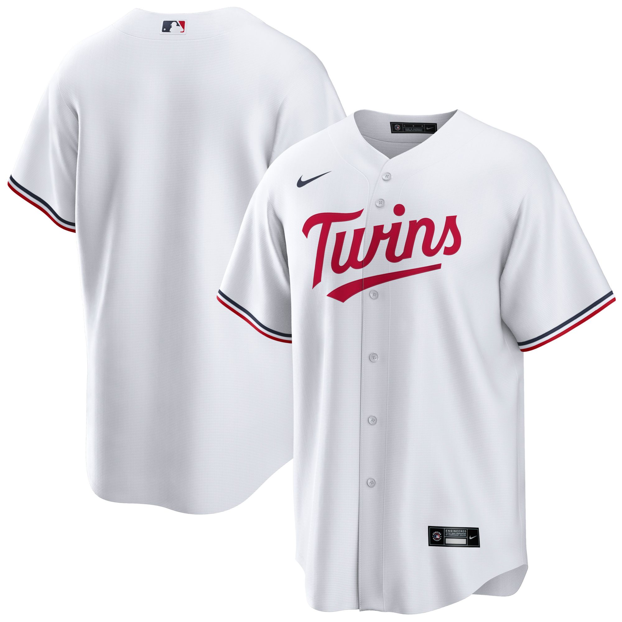Nike Men's Minnesota Twins White Home Replica Jersey