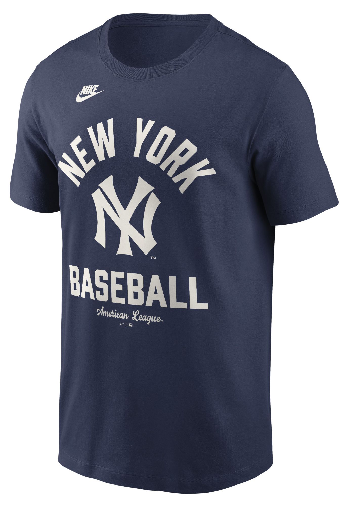 Nike Men's New York Yankees Navy Arch Logo Cooperstown T-Shirt