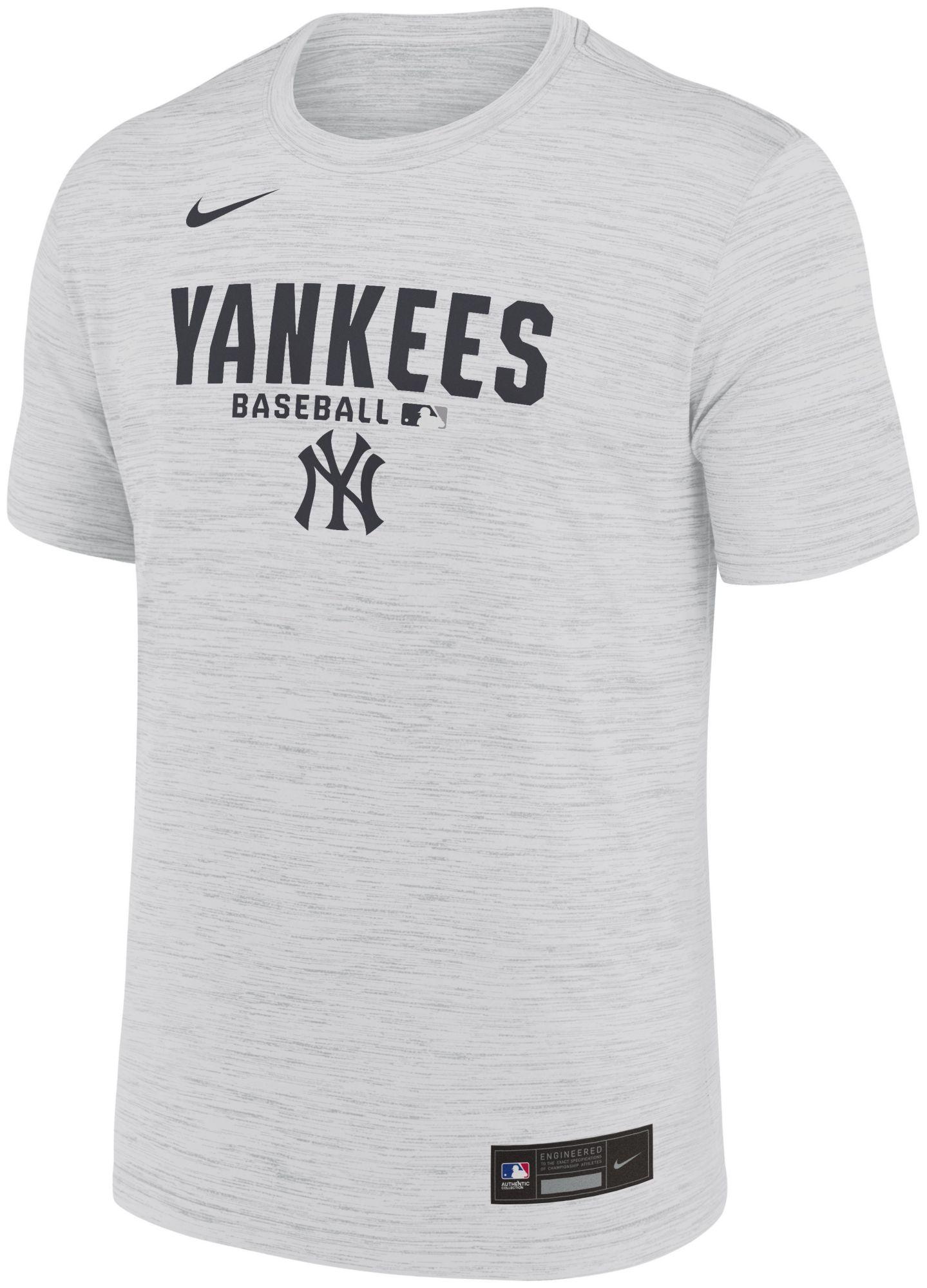 Nike Men's New York Yankees White Authentic Velocity T-Shirt