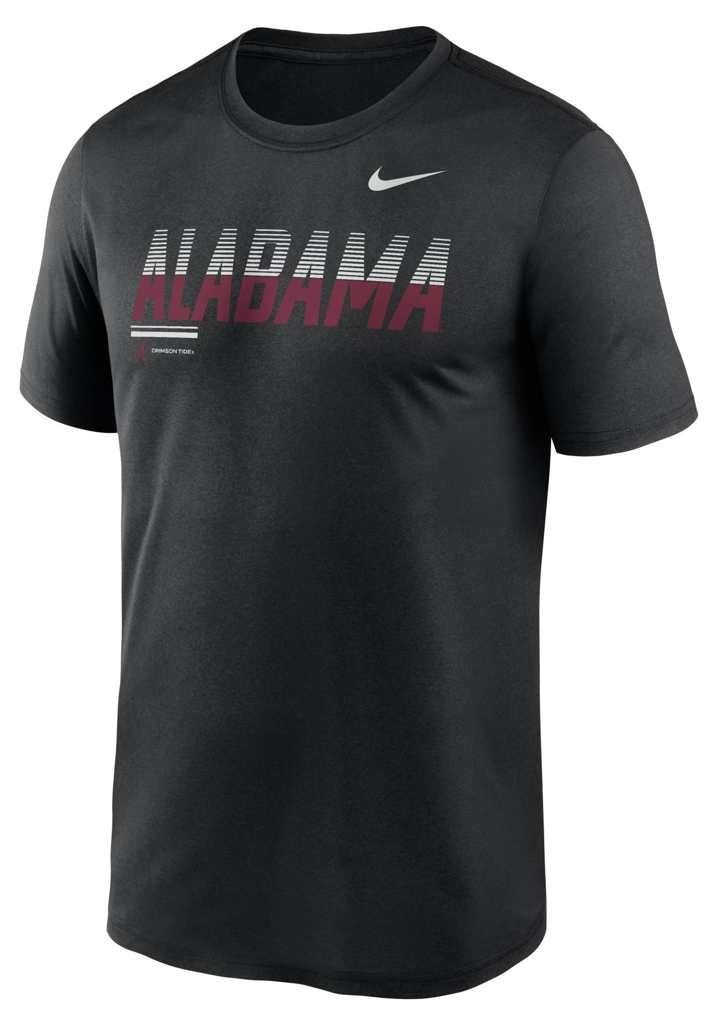 Nike Men's Alabama Crimson Tide Black Dri-Fit Legend Gradient T-Shirt
