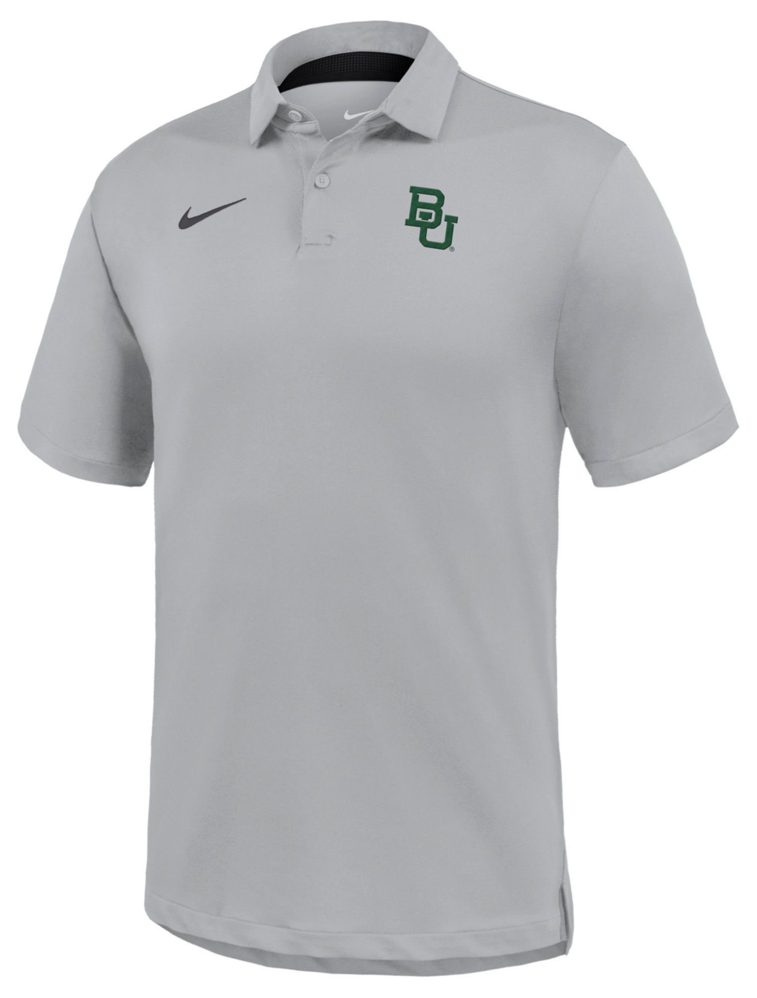 Nike Men's Baylor Bears Grey Dri-FIT Tour Golf Polo