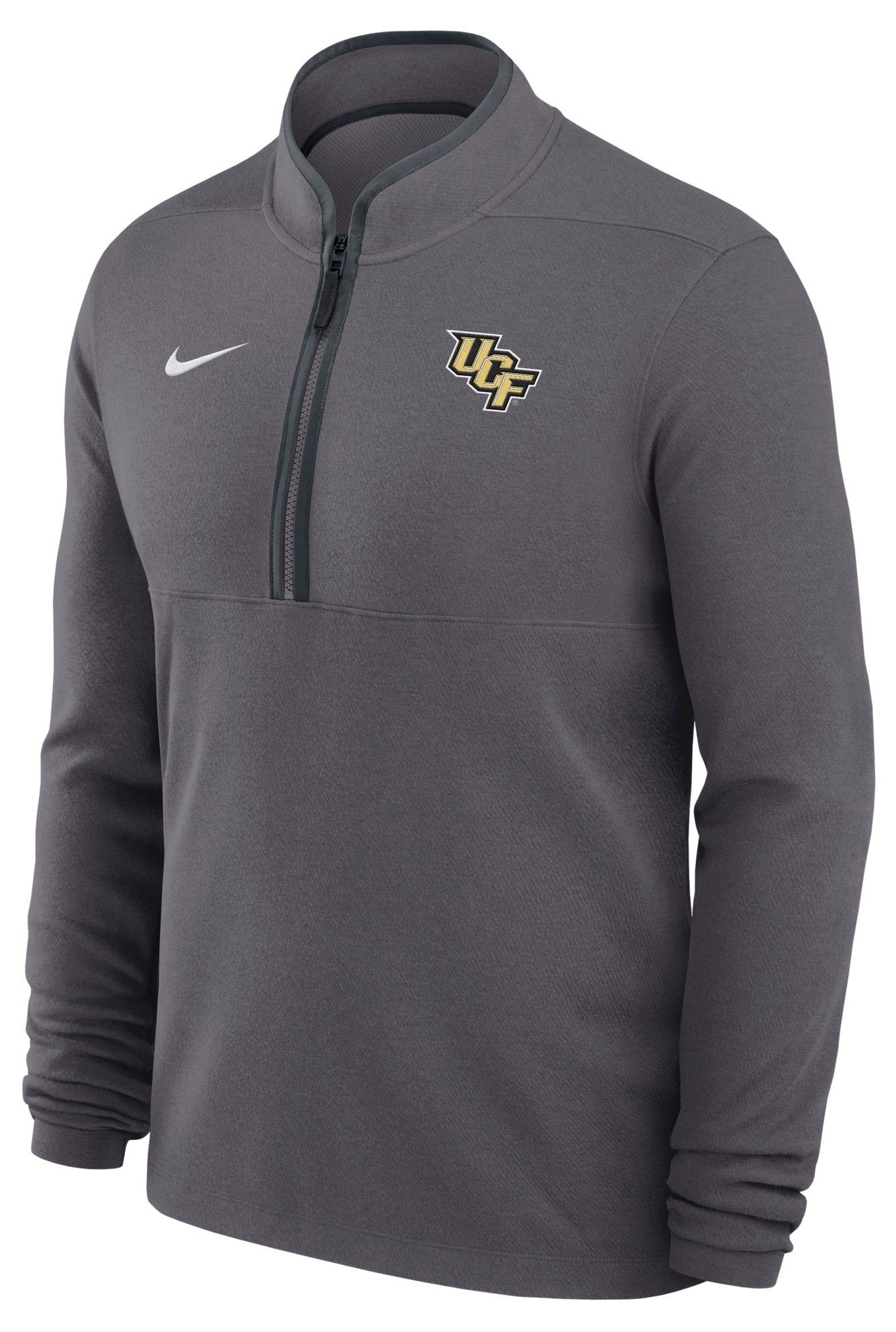 Nike Men's UCF Knights Grey Dri-FIT Victory 1/4 Zip Pullover