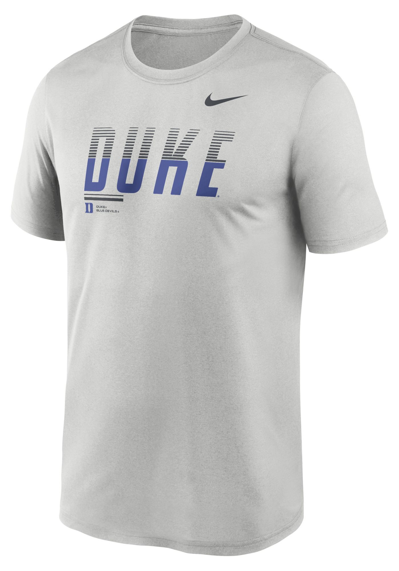 Nike Men's Duke Blue Devils Photon Dust Dri-Fit Legend Gradient T-Shirt