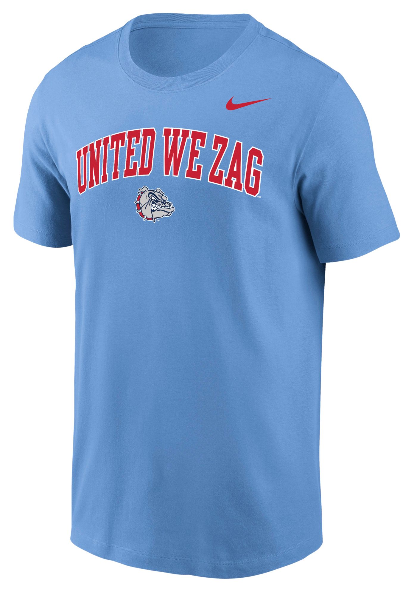 Nike Men's Gonzaga Bulldogs Light Blue Legend Logo T-Shirt