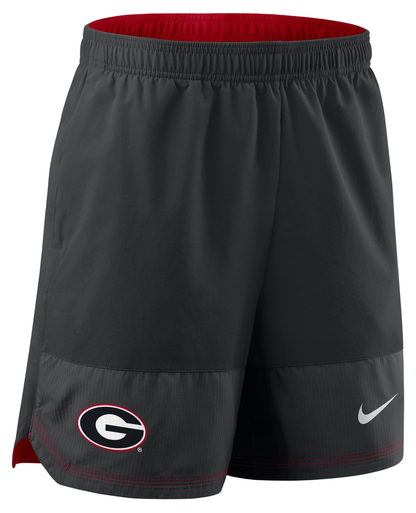 Nike Men's Georgia Bulldogs Black Dri-Fit Woven Shorts