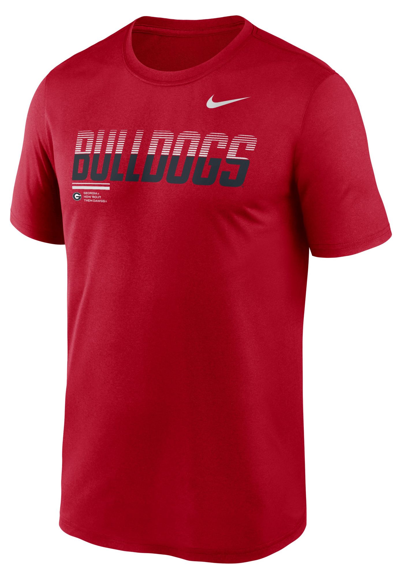 Nike Men's Georgia Bulldogs University Red Dri-Fit Legend Gradient T-Shirt