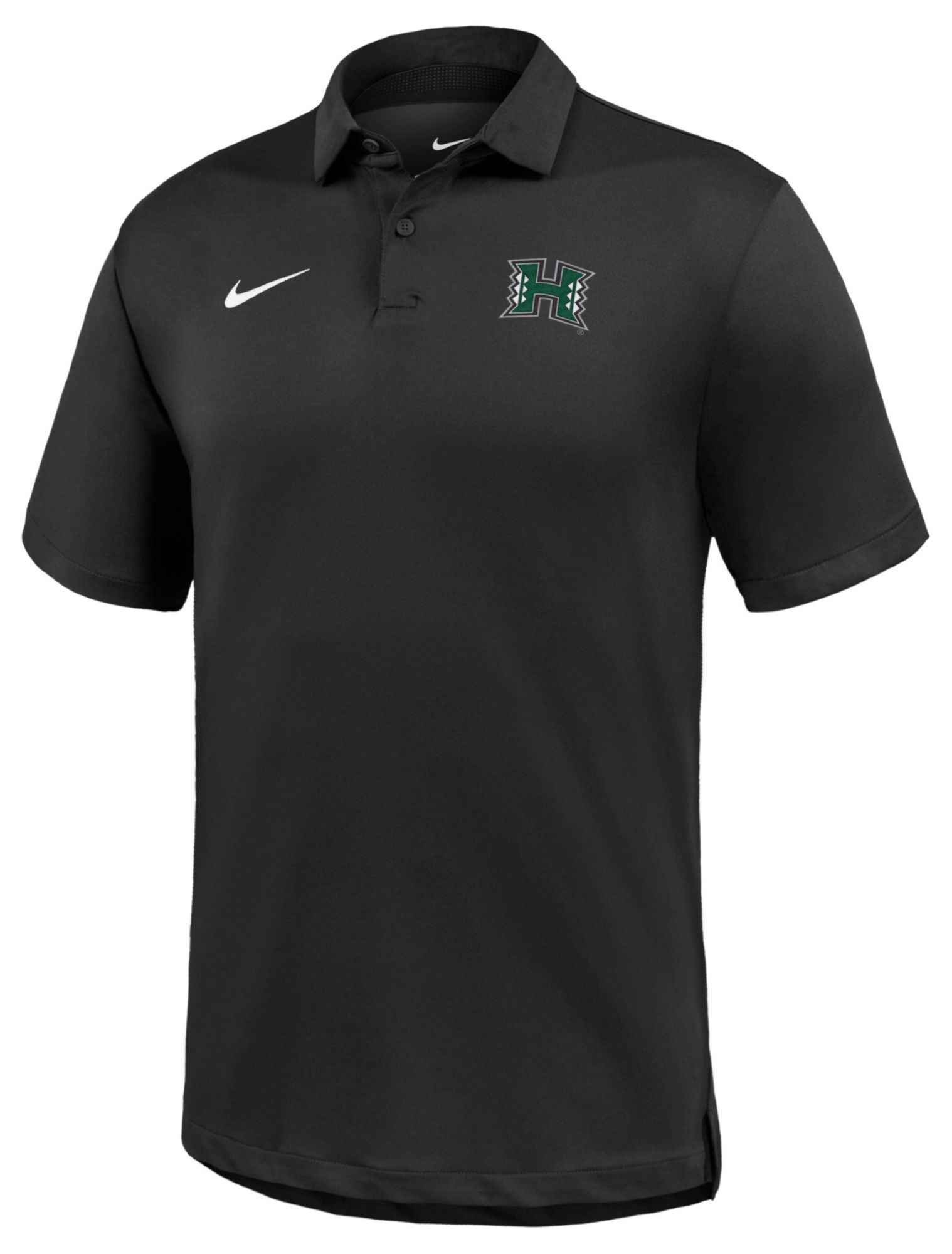 Nike Men's Hawai'i Warriors Black Dri-FIT Tour Golf Polo