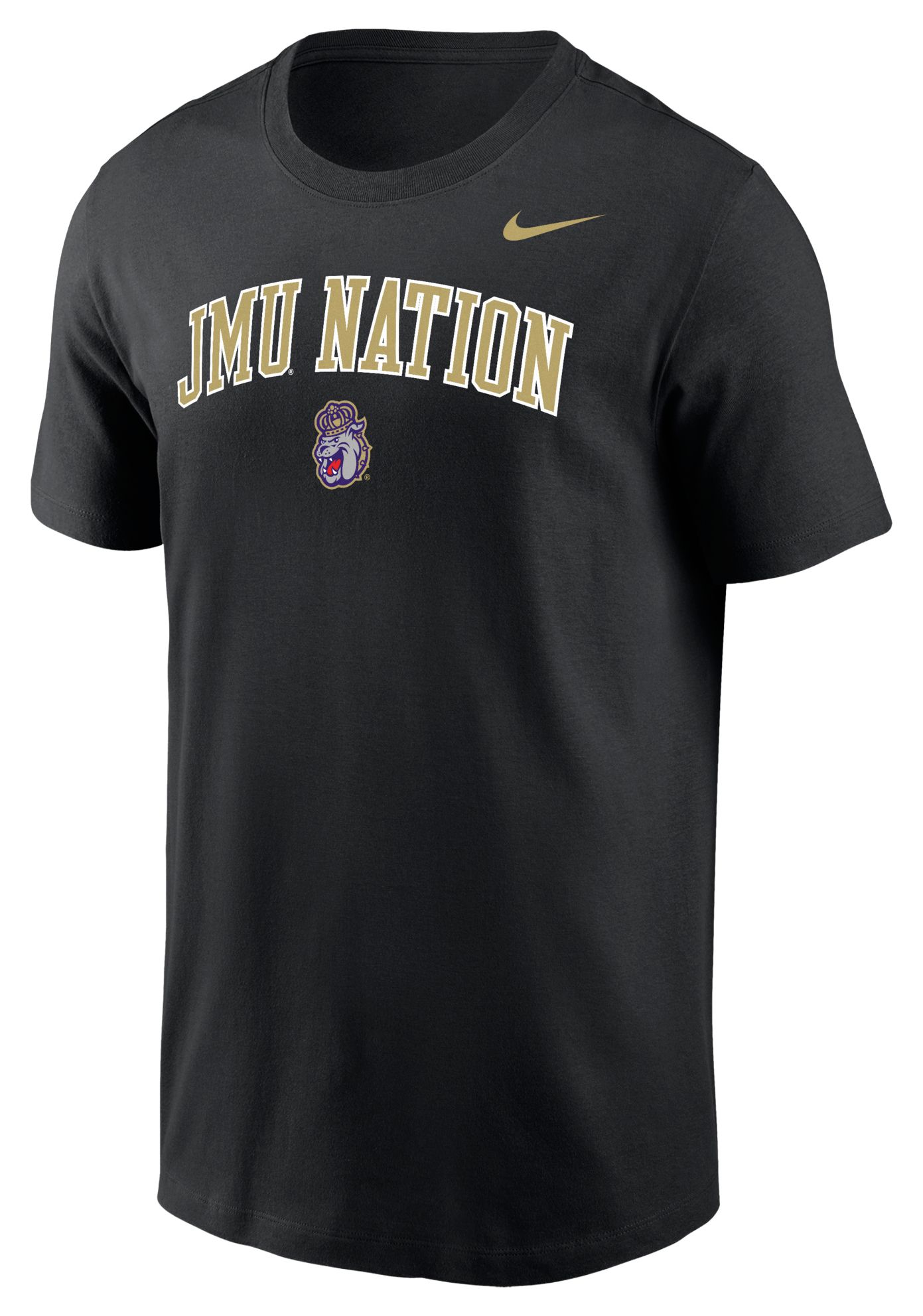 Nike Men's James Madison Dukes Black Legend Logo T-Shirt