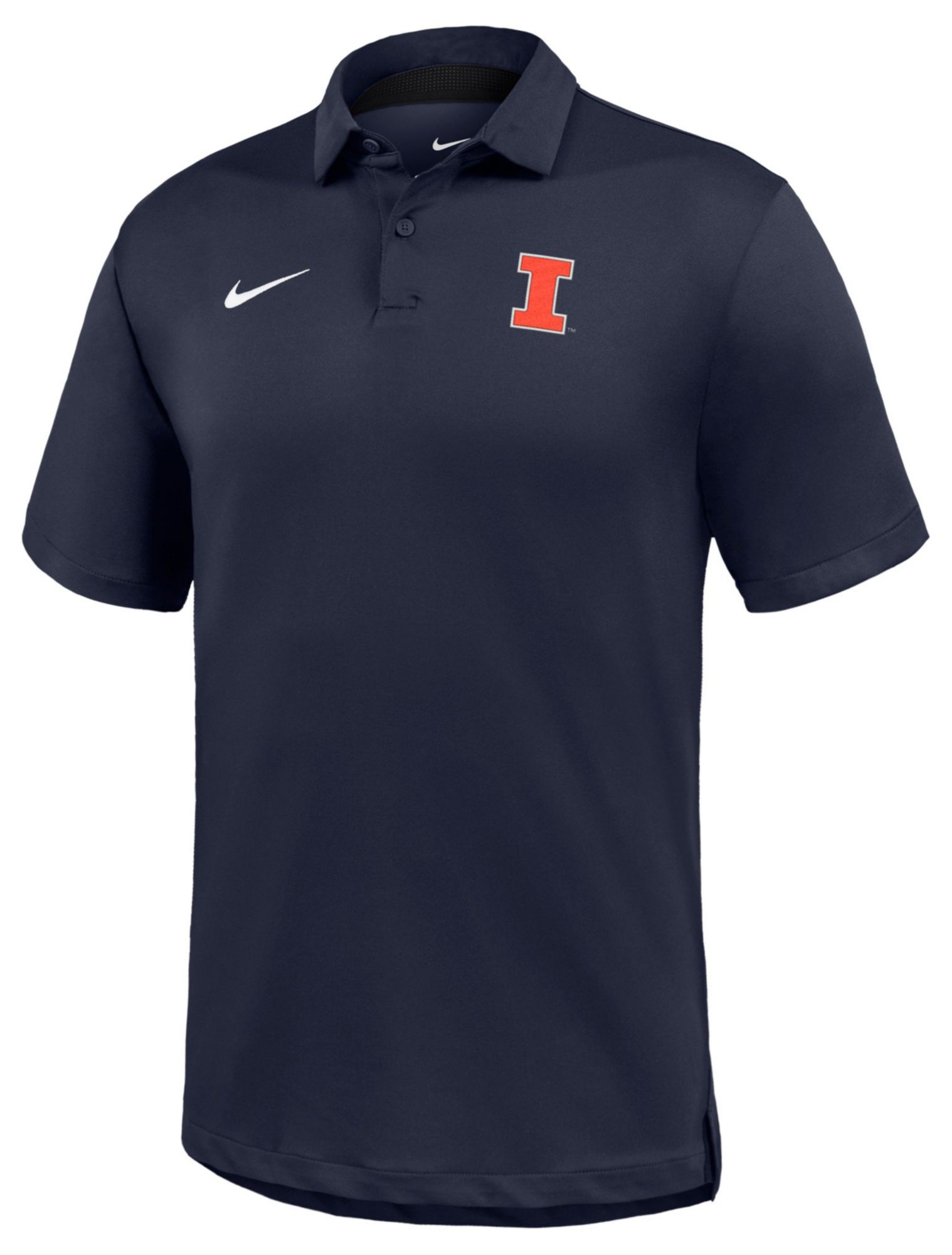 Nike Men's Illinois Fighting Illini Navy Dri-FIT Tour Golf Polo
