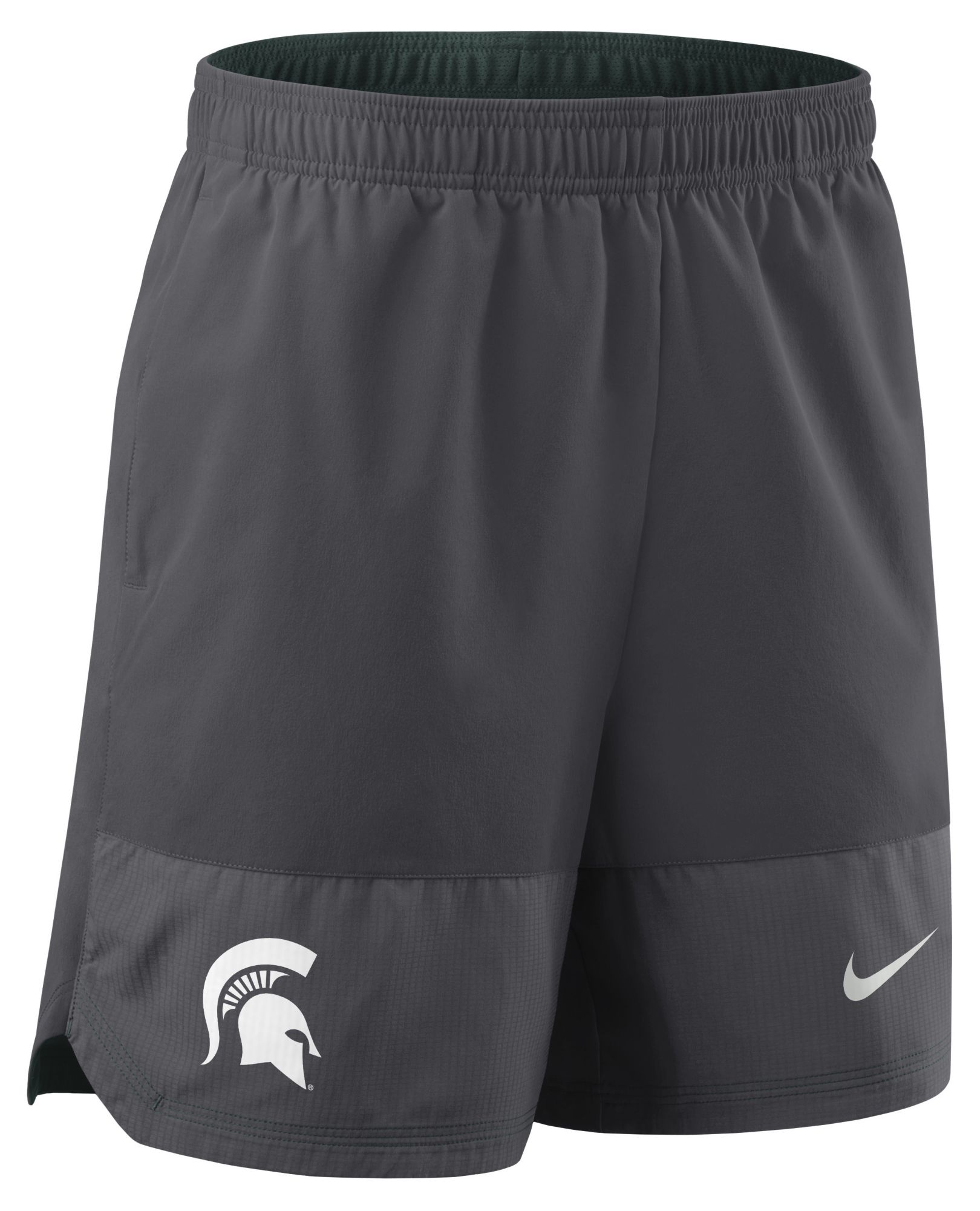 Nike Men's Michigan State Spartans Grey Dri-Fit Woven Shorts