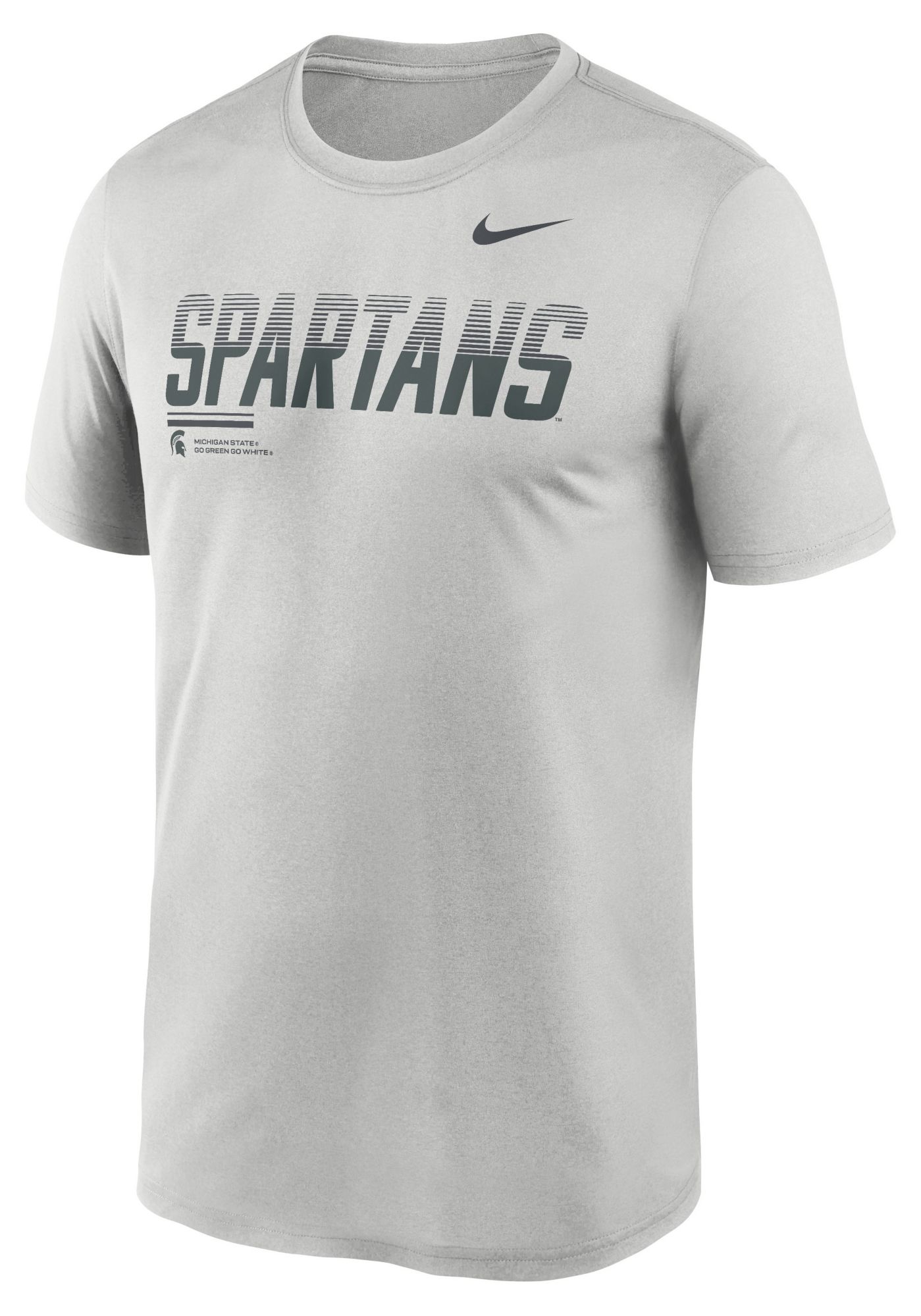 Nike Men's Michigan State Spartans Photon Dust Dri-Fit Legend Gradient T-Shirt