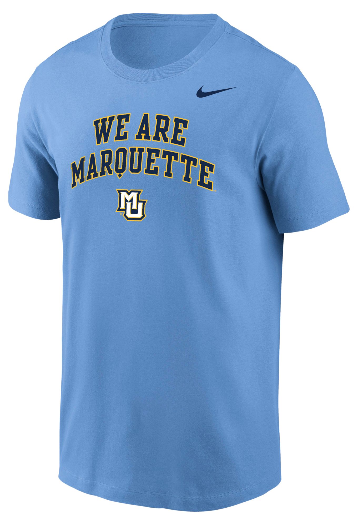 Nike Men's Marquette Golden Eagles Light Blue Legend Logo T-Shirt