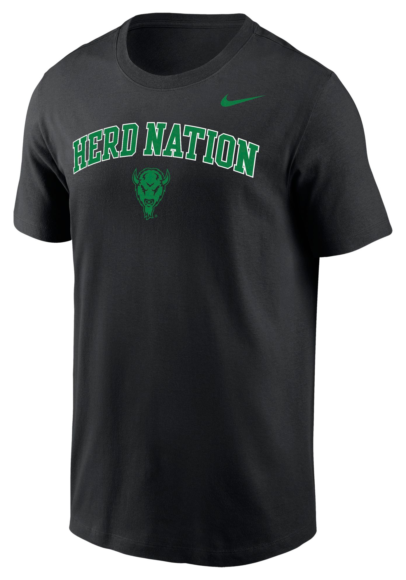 Nike Men's Marshall Thundering Herd Black Legend Logo T-Shirt