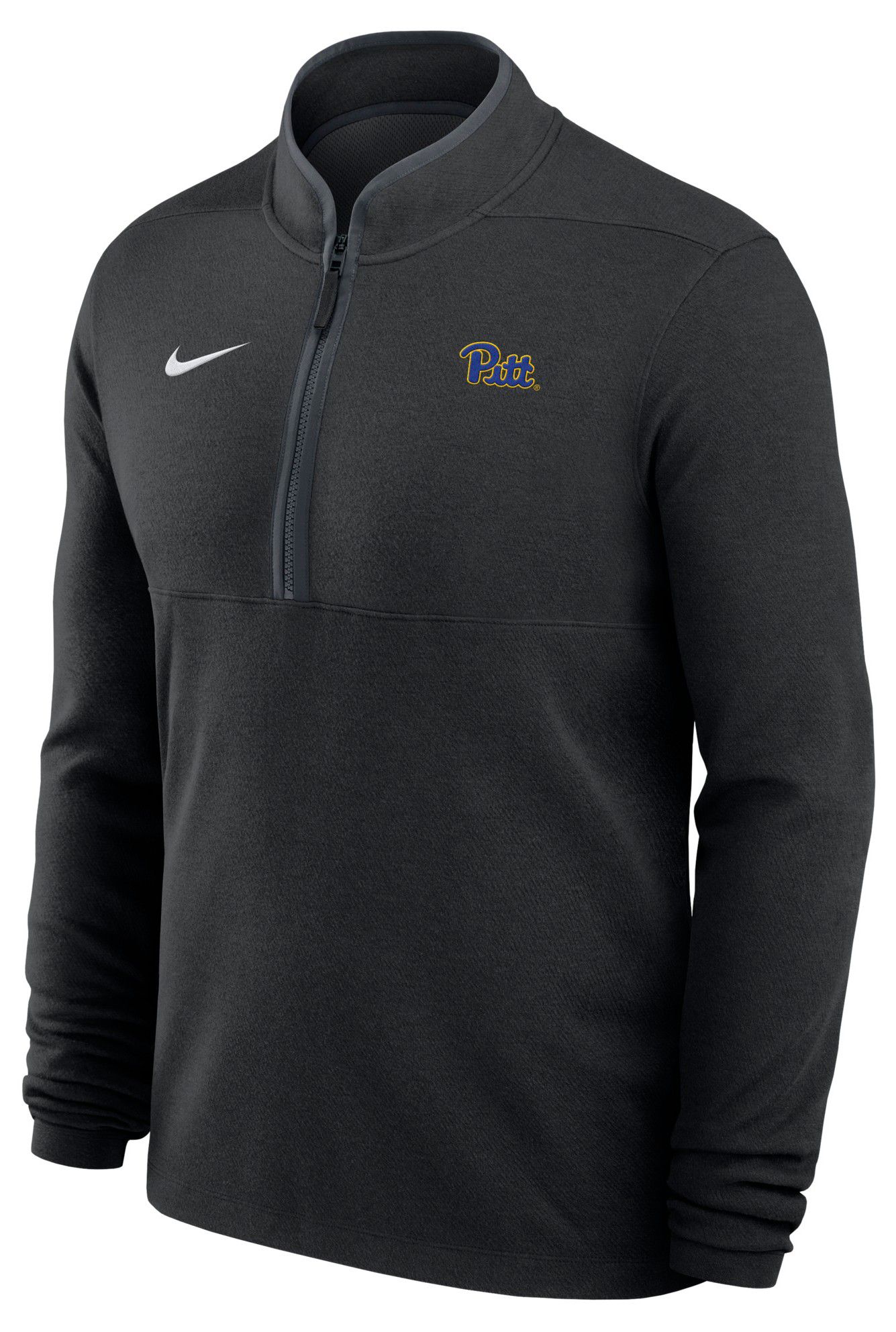 Nike Men's Pitt Panthers Black Dri-FIT Victory 1/4 Zip Pullover